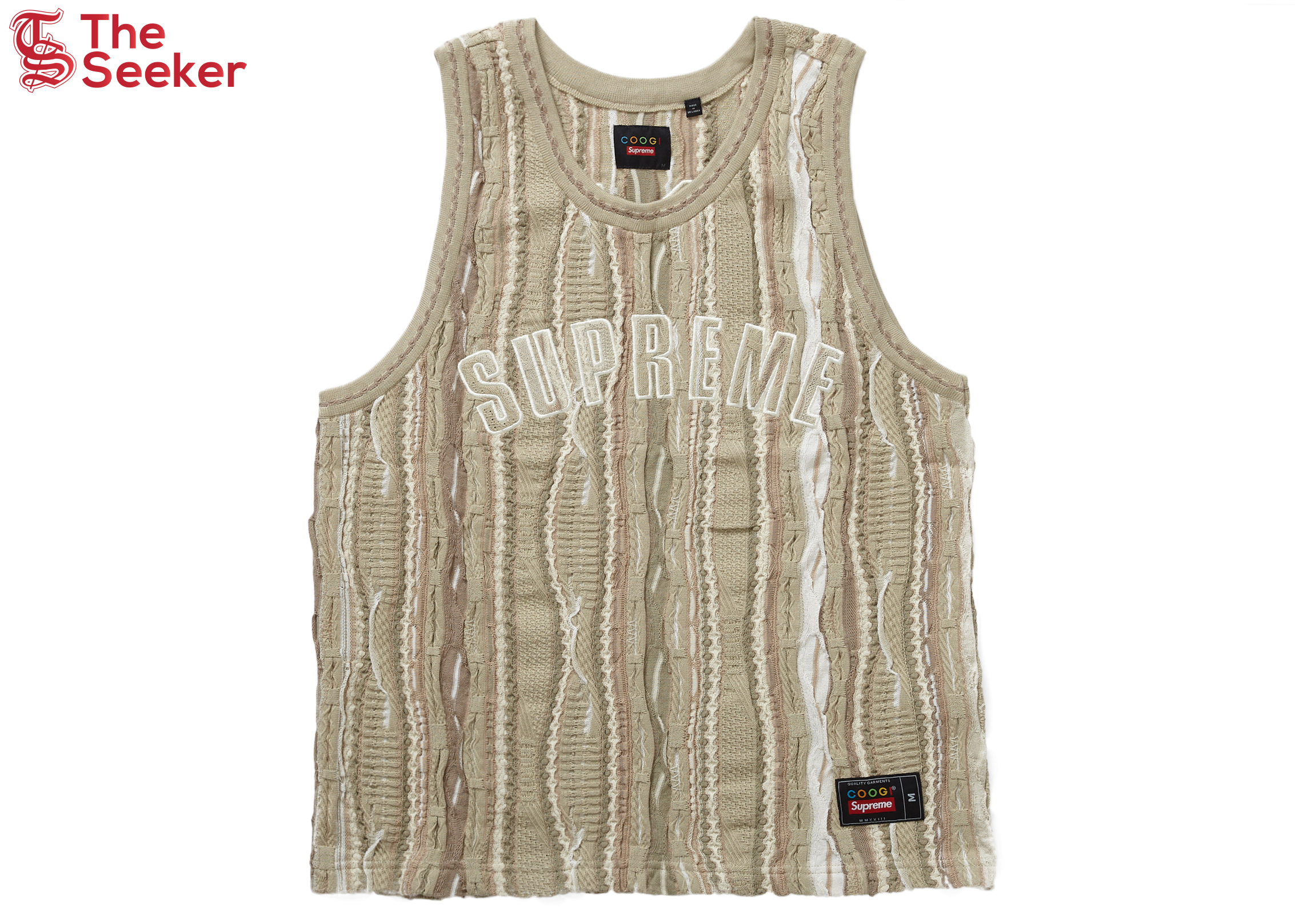 Supreme Coogi Basketball Jersey Tan