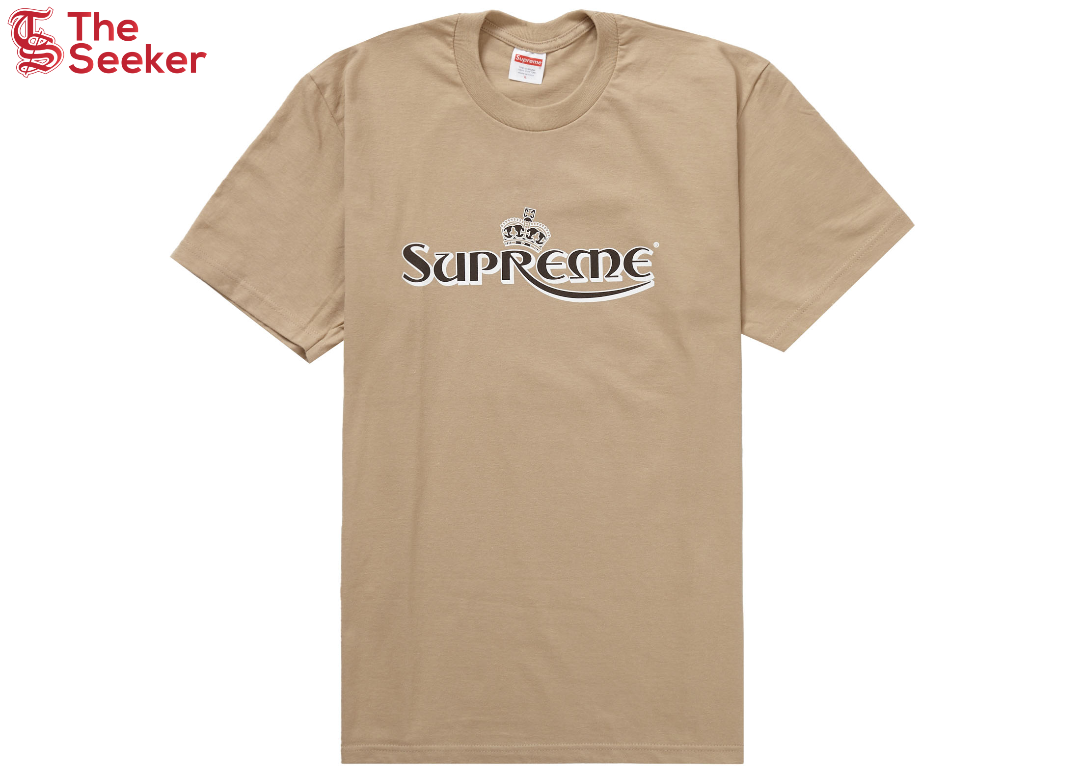 Supreme Crown Tee Khaki