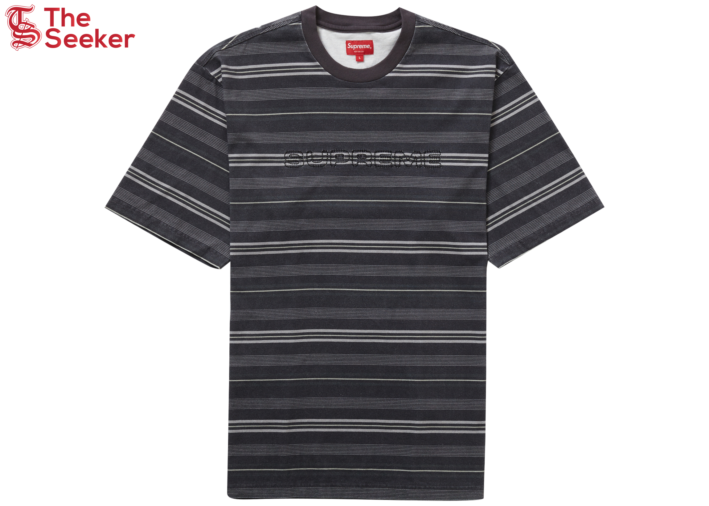 Supreme Dash Stripe S/S Top Black