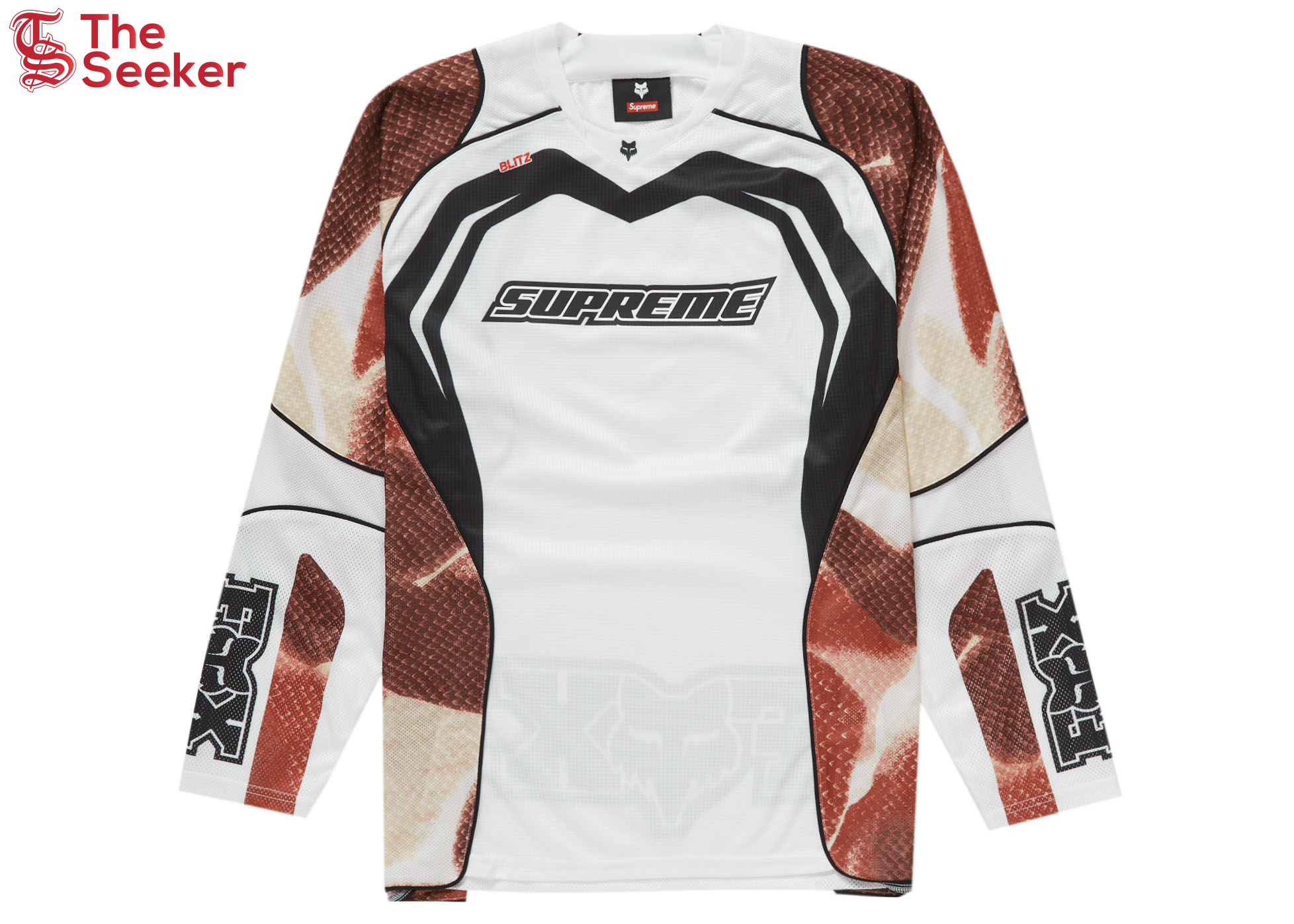 Supreme Fox Racing Jersey White