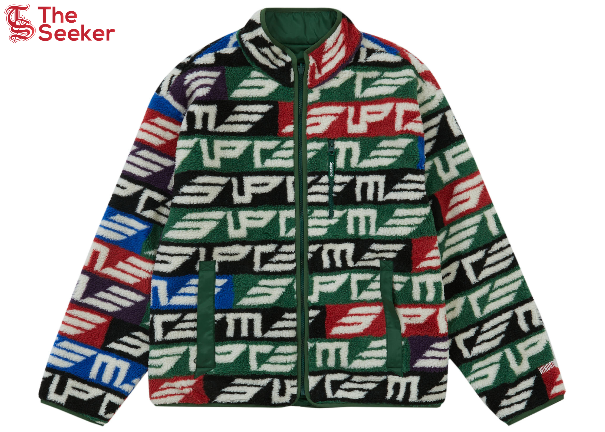 Supreme Geo Reversible WINDSTOPPER Fleece Jacket Multicolor