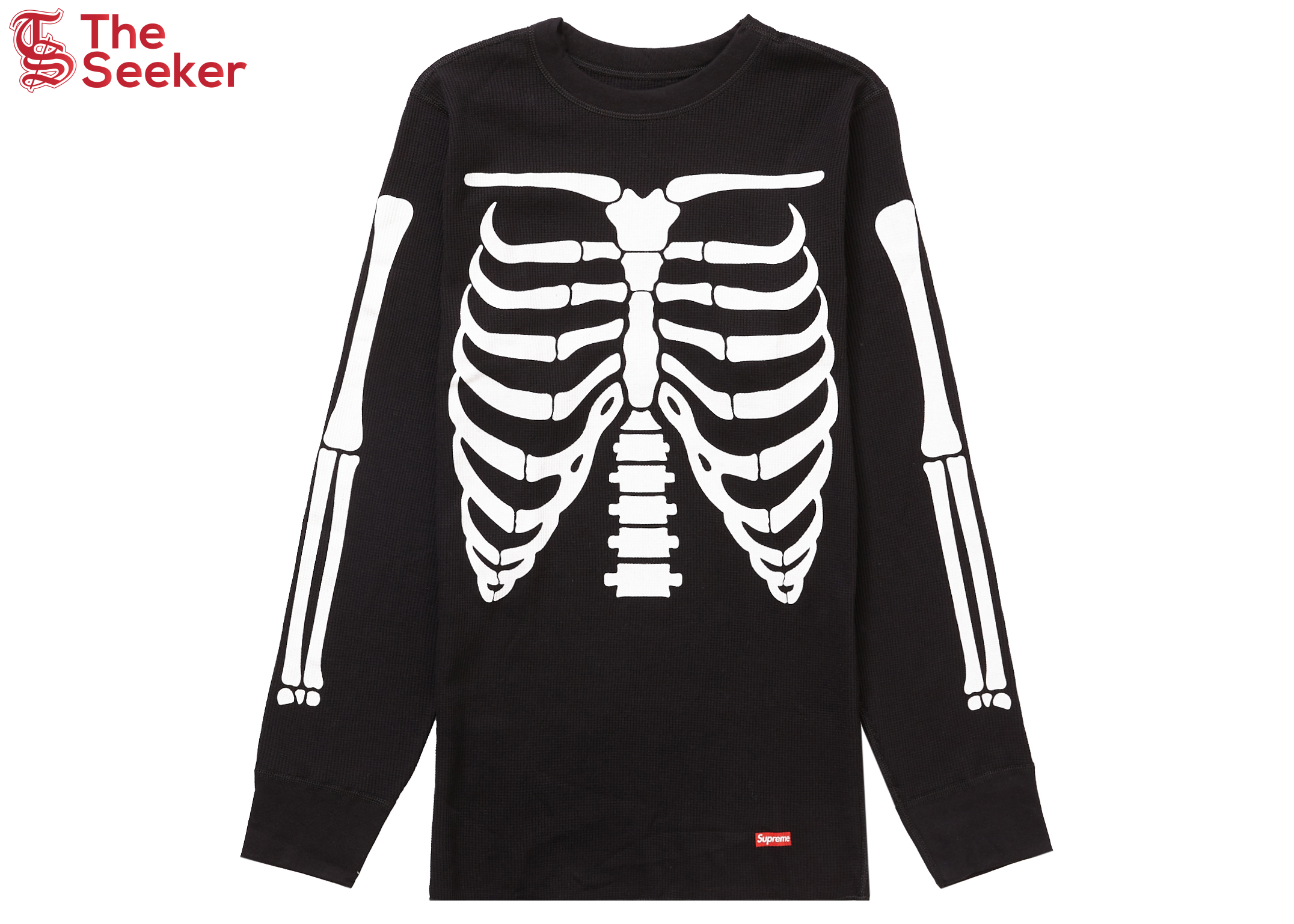 Supreme Hanes Bones Thermal Crew (1 Pack) Black