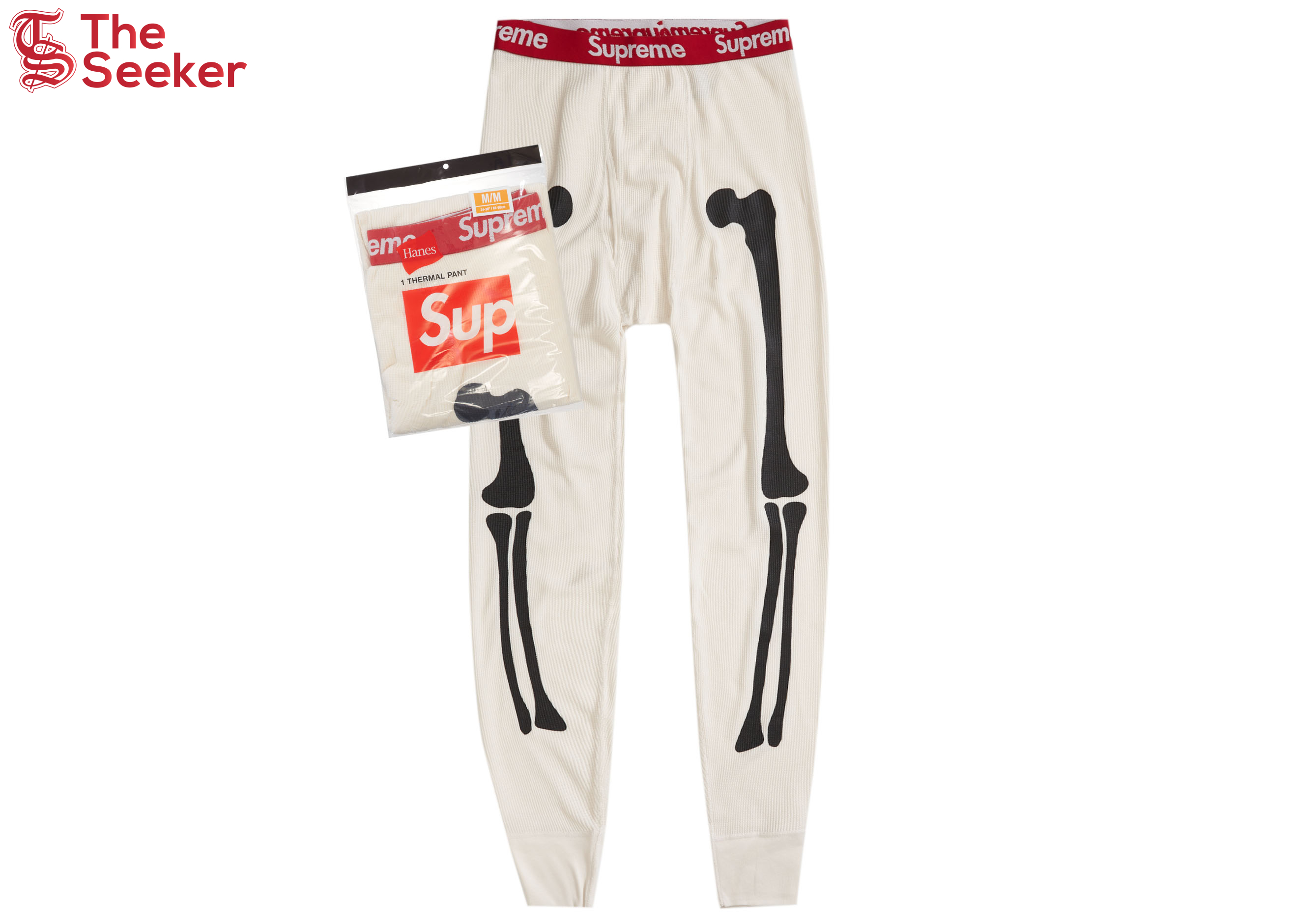 Supreme Hanes Bones Thermal Pant (1 Pack) Natural