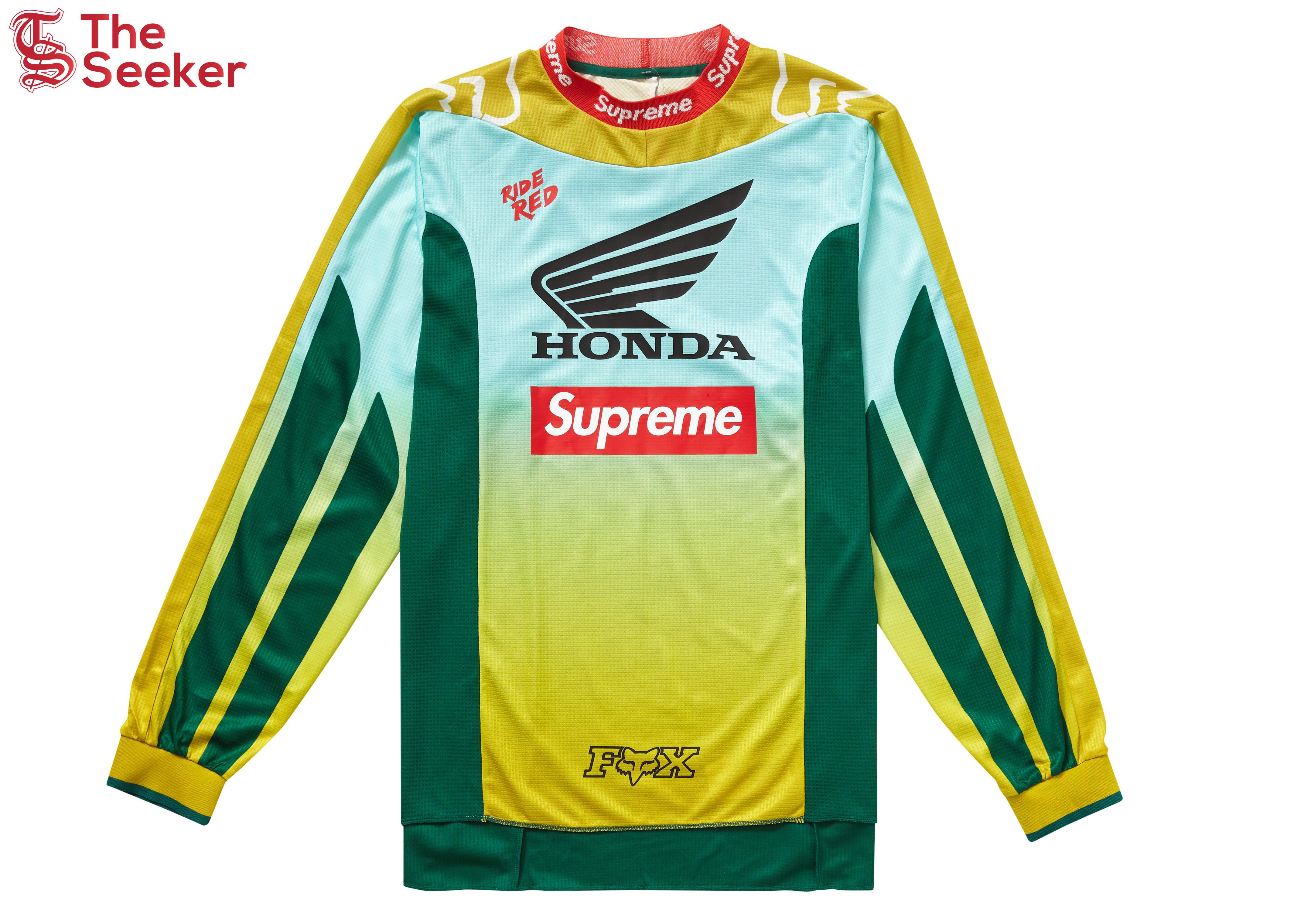 Supreme Honda Fox Racing Moto Jersey Top Moss