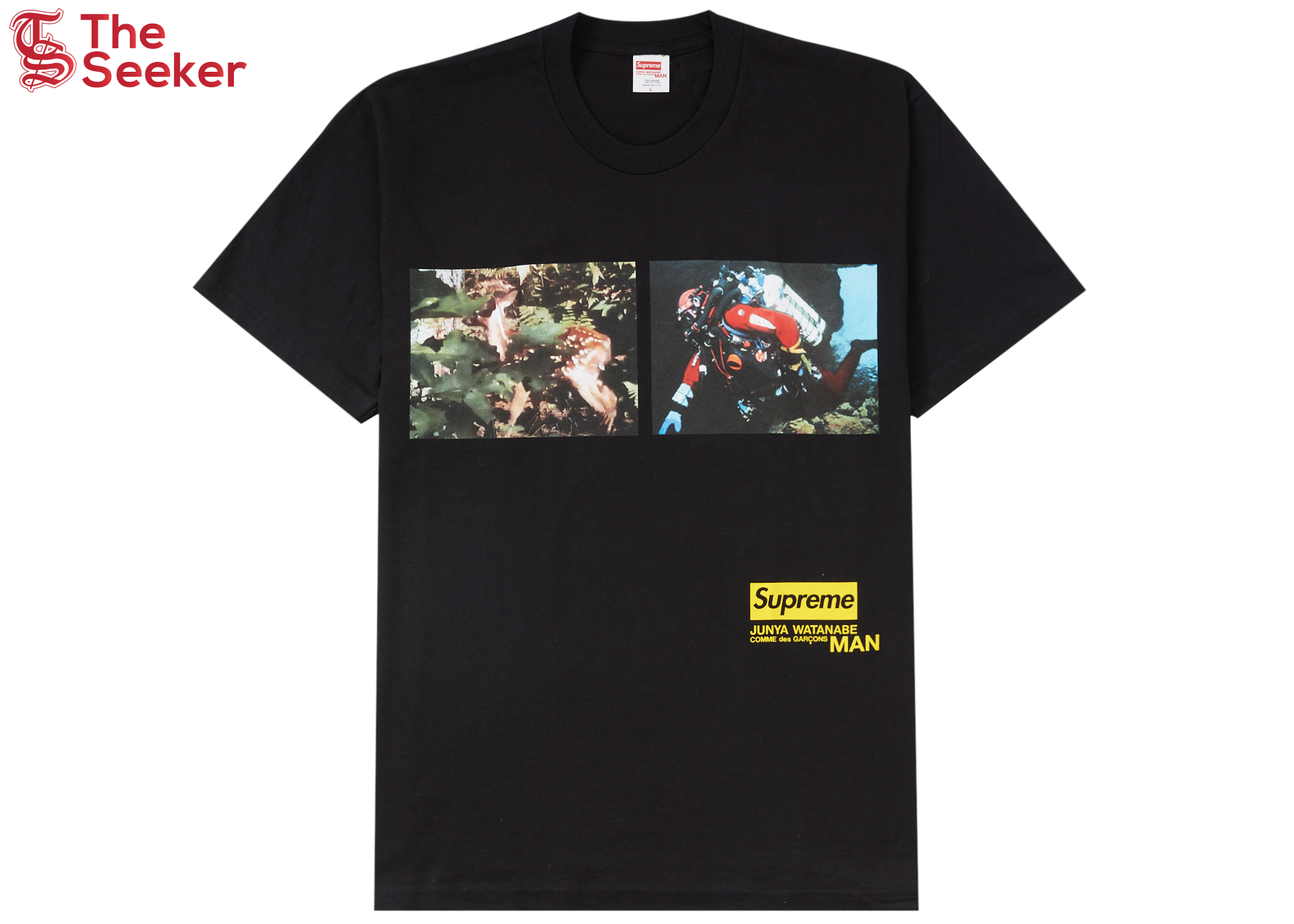 Supreme JUNYA WATANABE CDG MAN Nature Tee Black