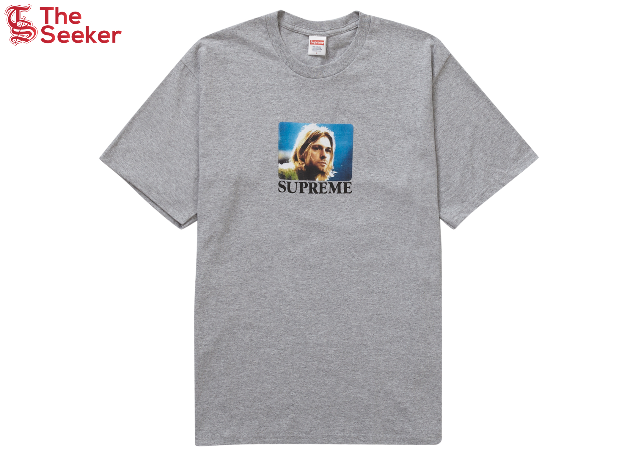 Supreme Kurt Cobain Tee Heather Grey