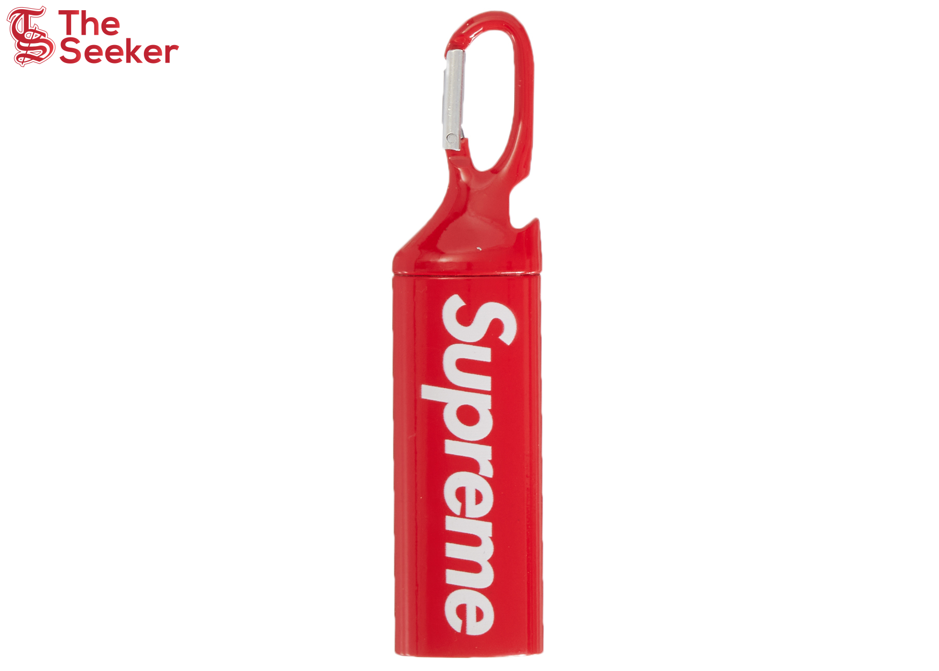 Supreme Lighter Case Carabiner Red