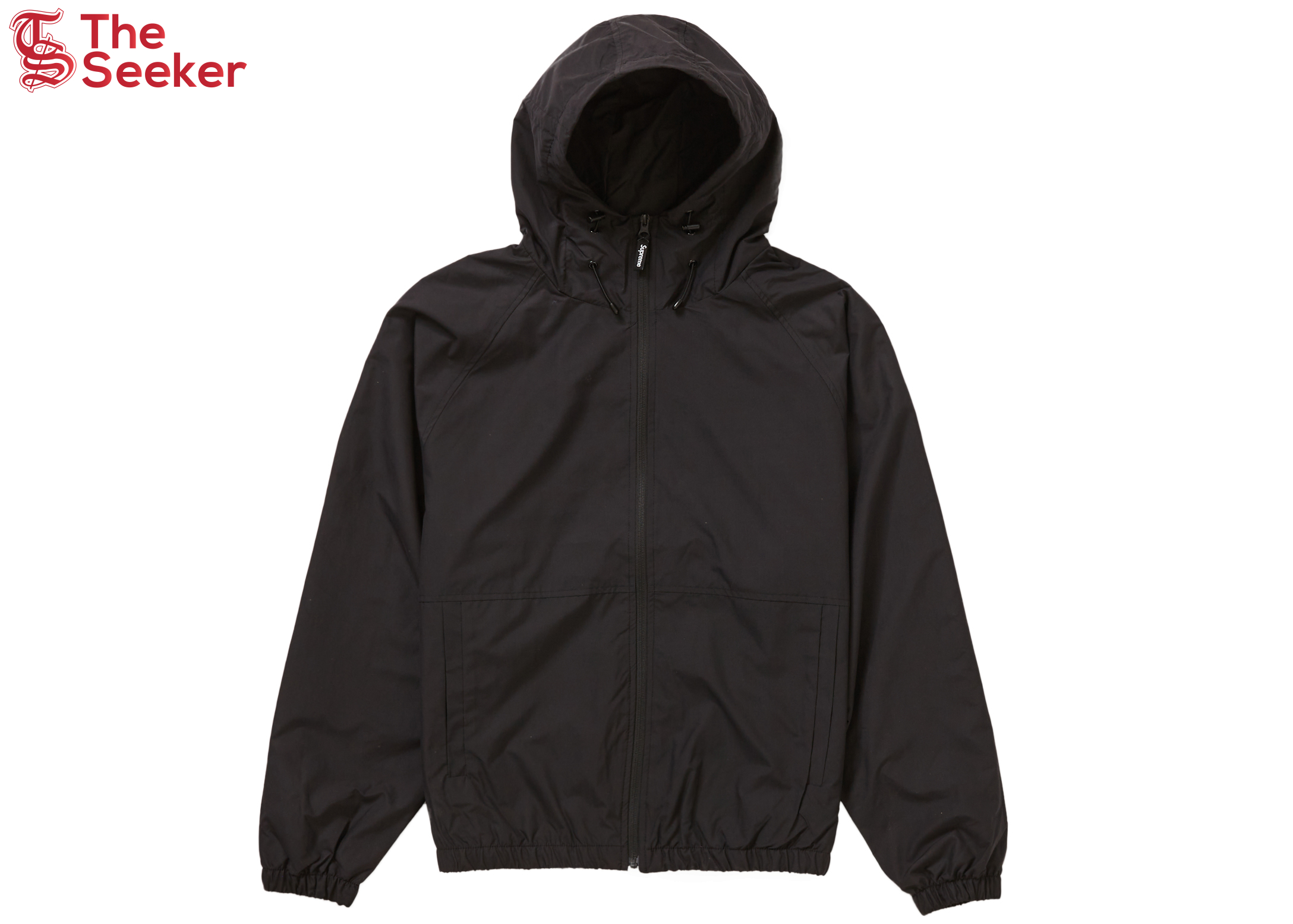 Supreme Lightweight Nylon Hooded Jacket Black