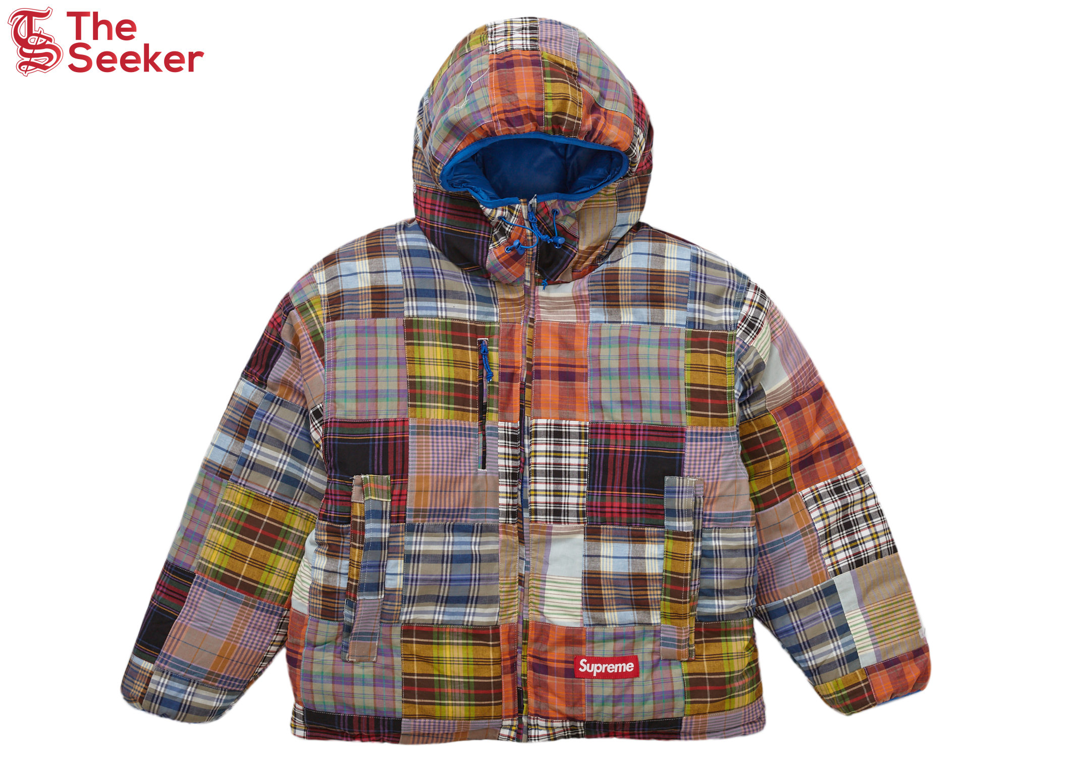 Supreme Madras Reversible WINDSTOPPER Puffer Jacket Multicolor