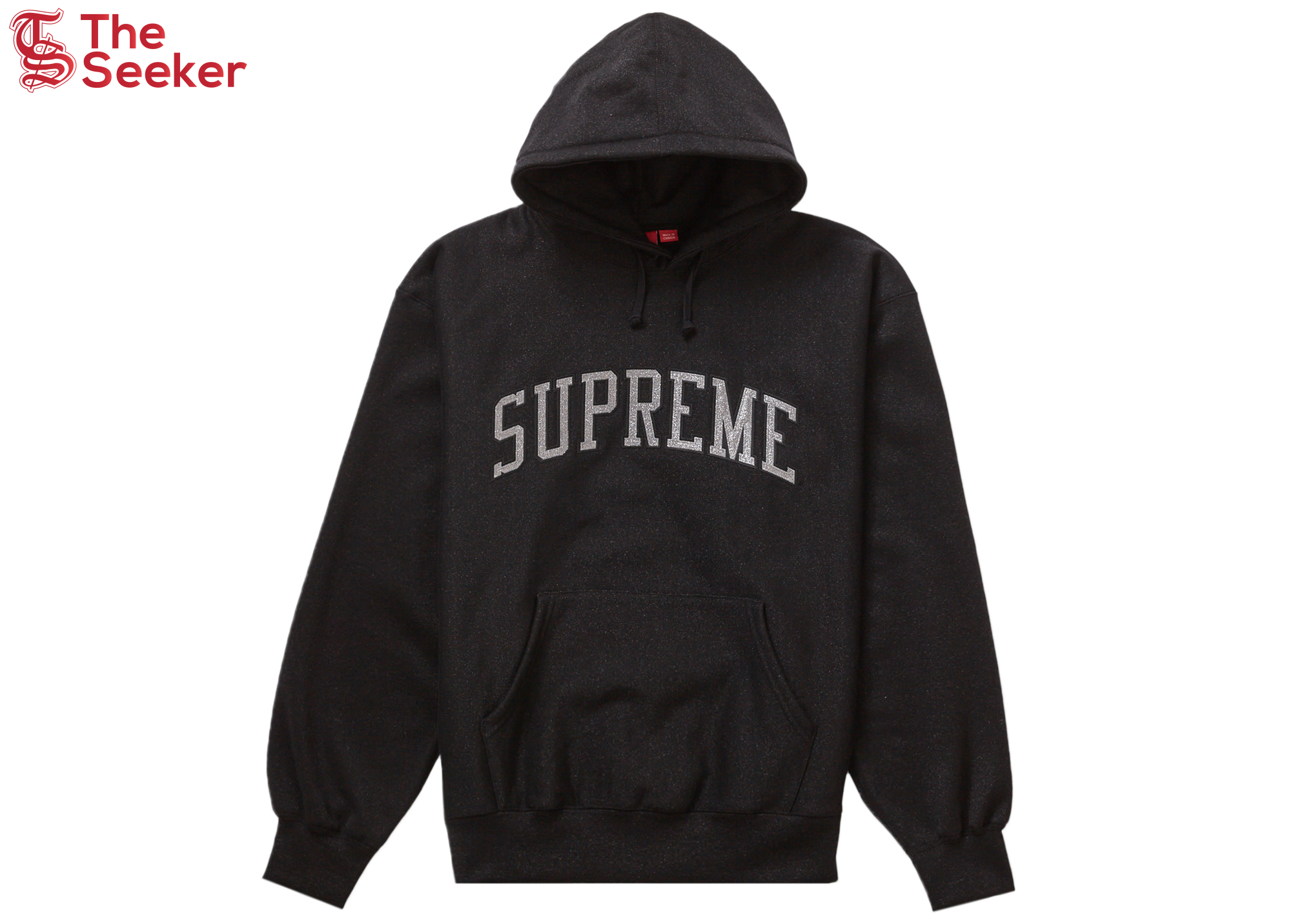 Supreme Metallic Arc Hooded Sweatshirt (SS23) Black