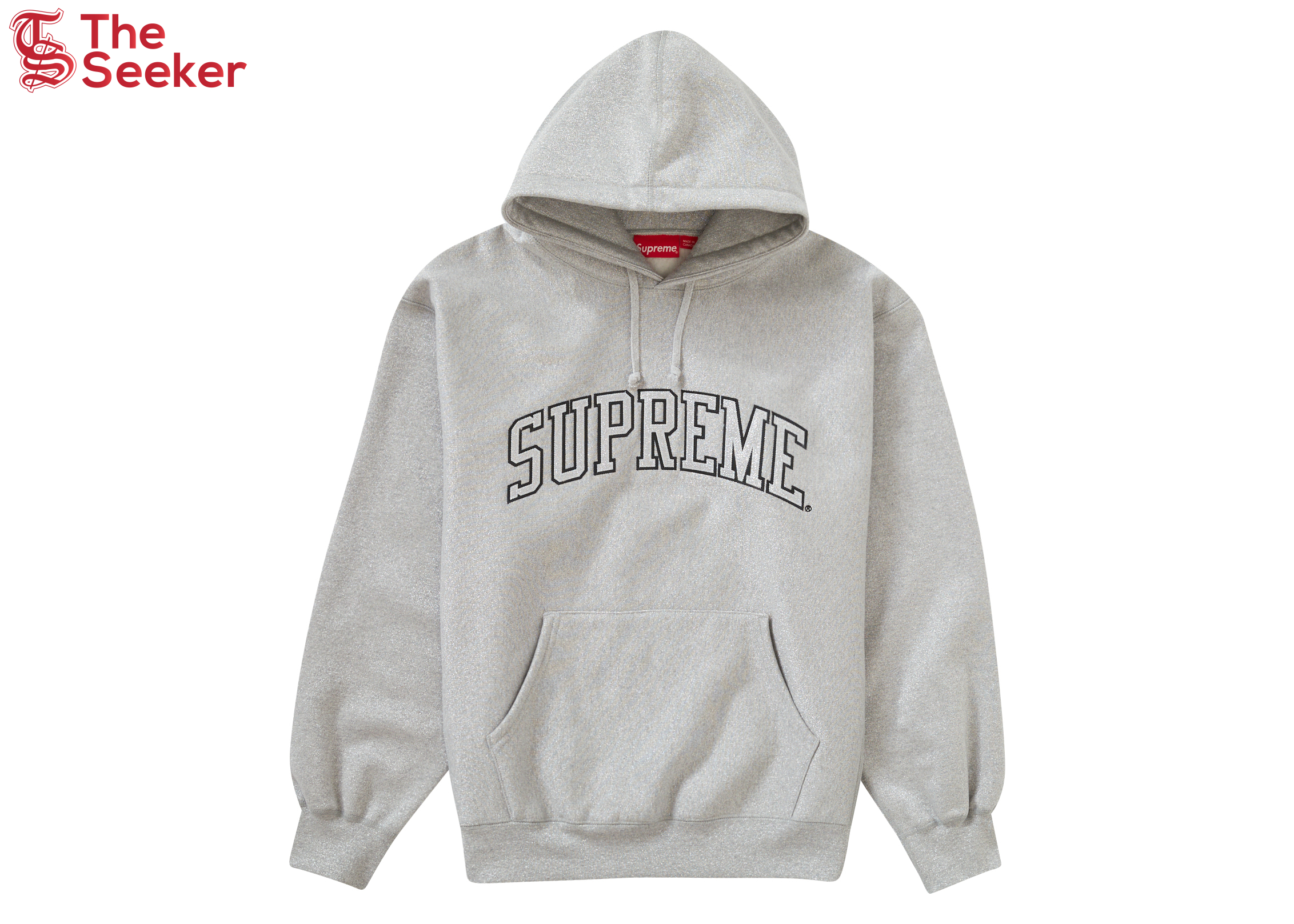 Supreme Metallic Arc Hooded Sweatshirt (SS23) Heather Grey