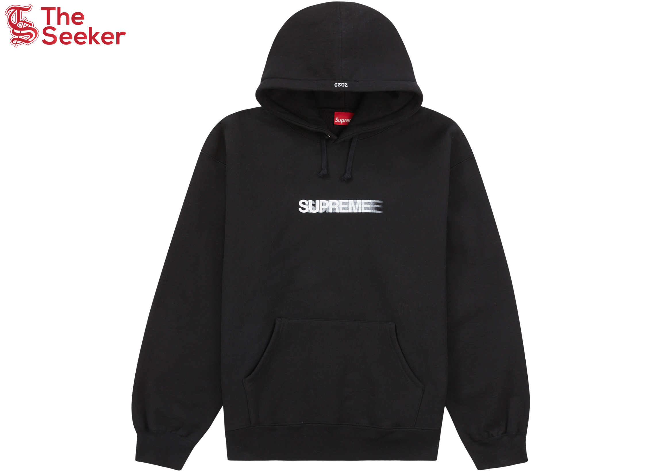 Supreme Motion Logo Hooded Sweatshirt (SS23) Black