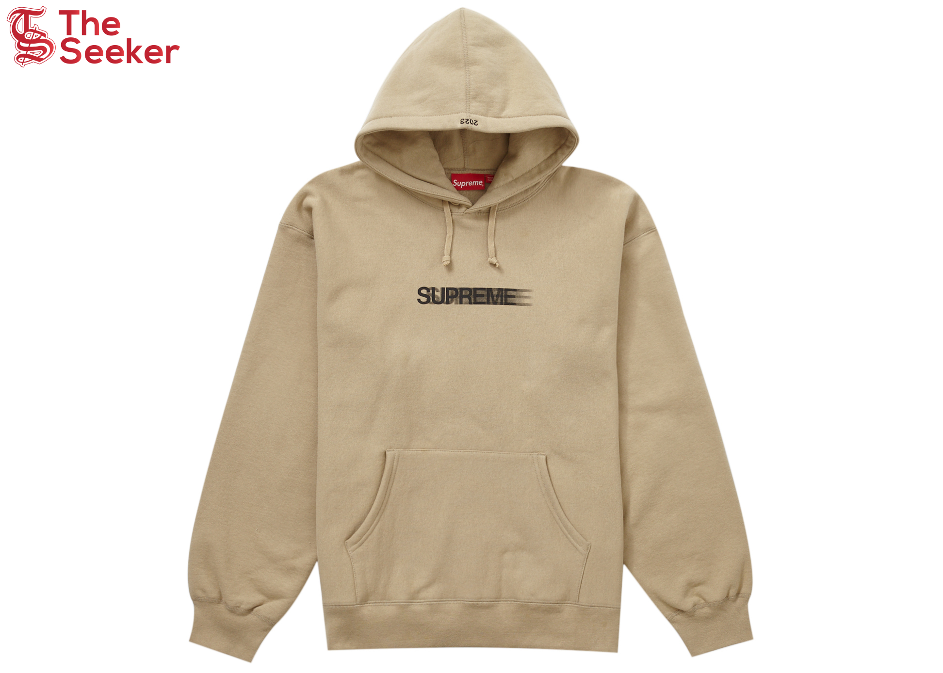 Supreme Motion Logo Hooded Sweatshirt (SS23) Dark Tan