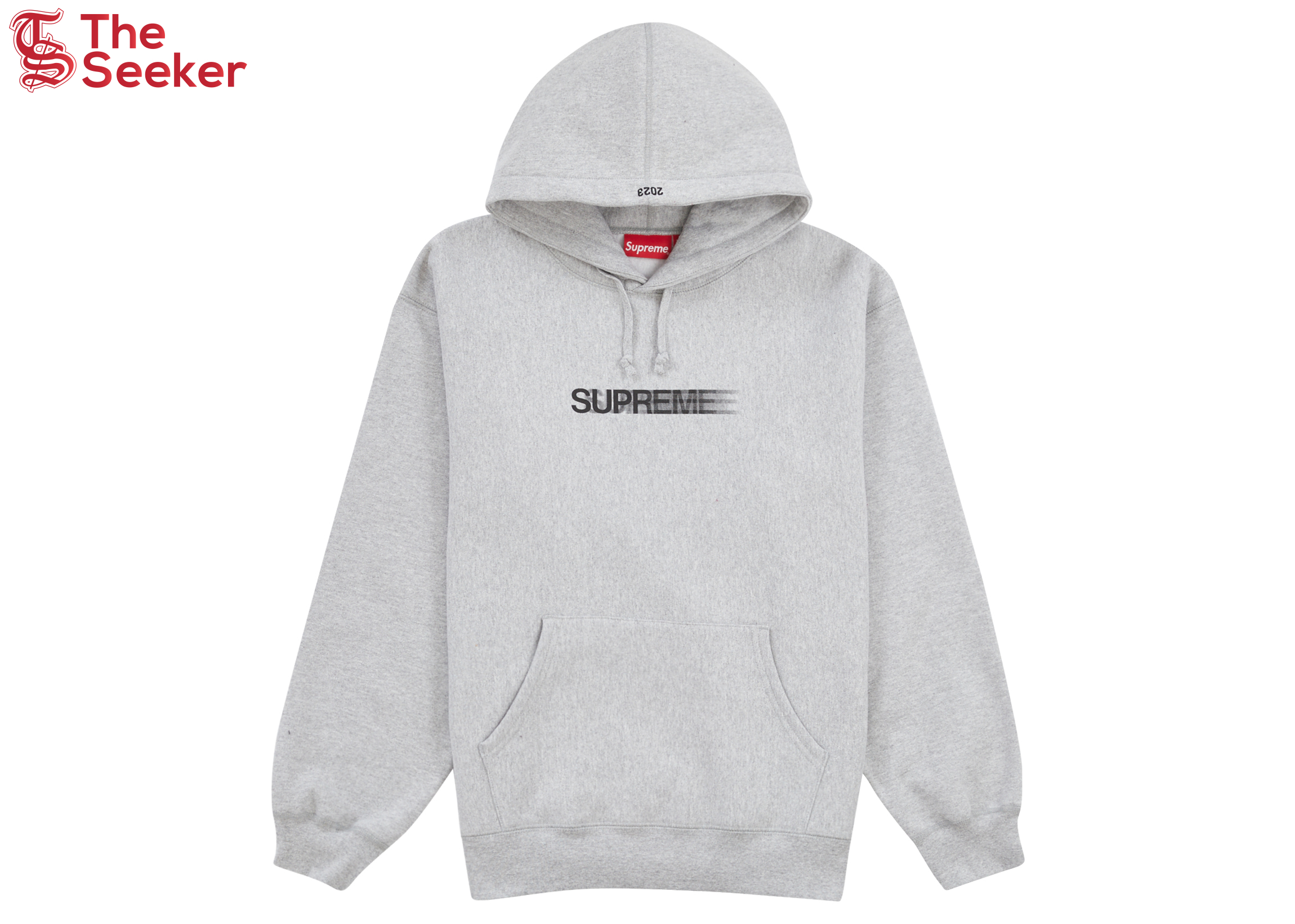 Supreme Motion Logo Hooded Sweatshirt (SS23) Heather Grey