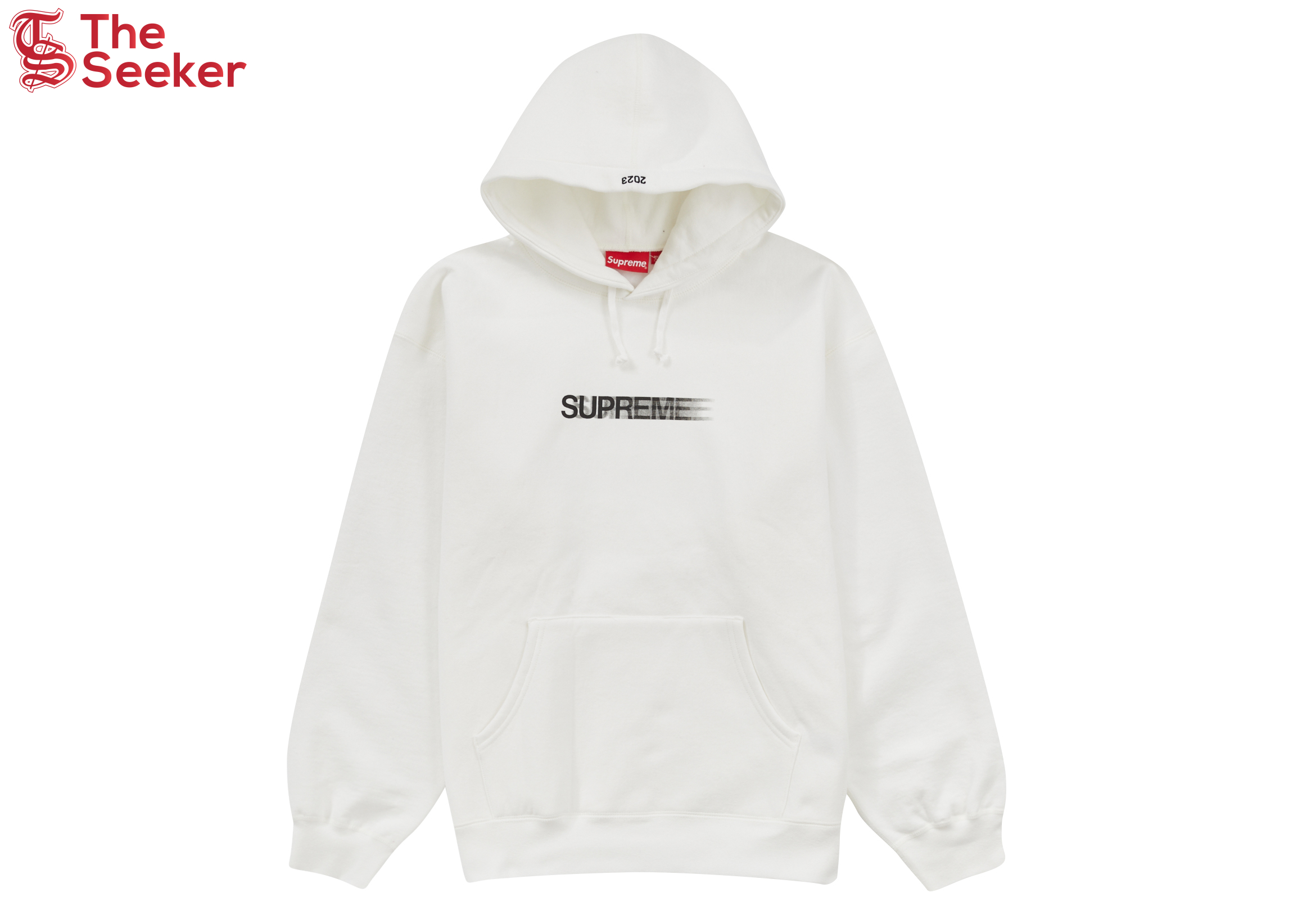 Supreme Motion Logo Hooded Sweatshirt (SS23) White