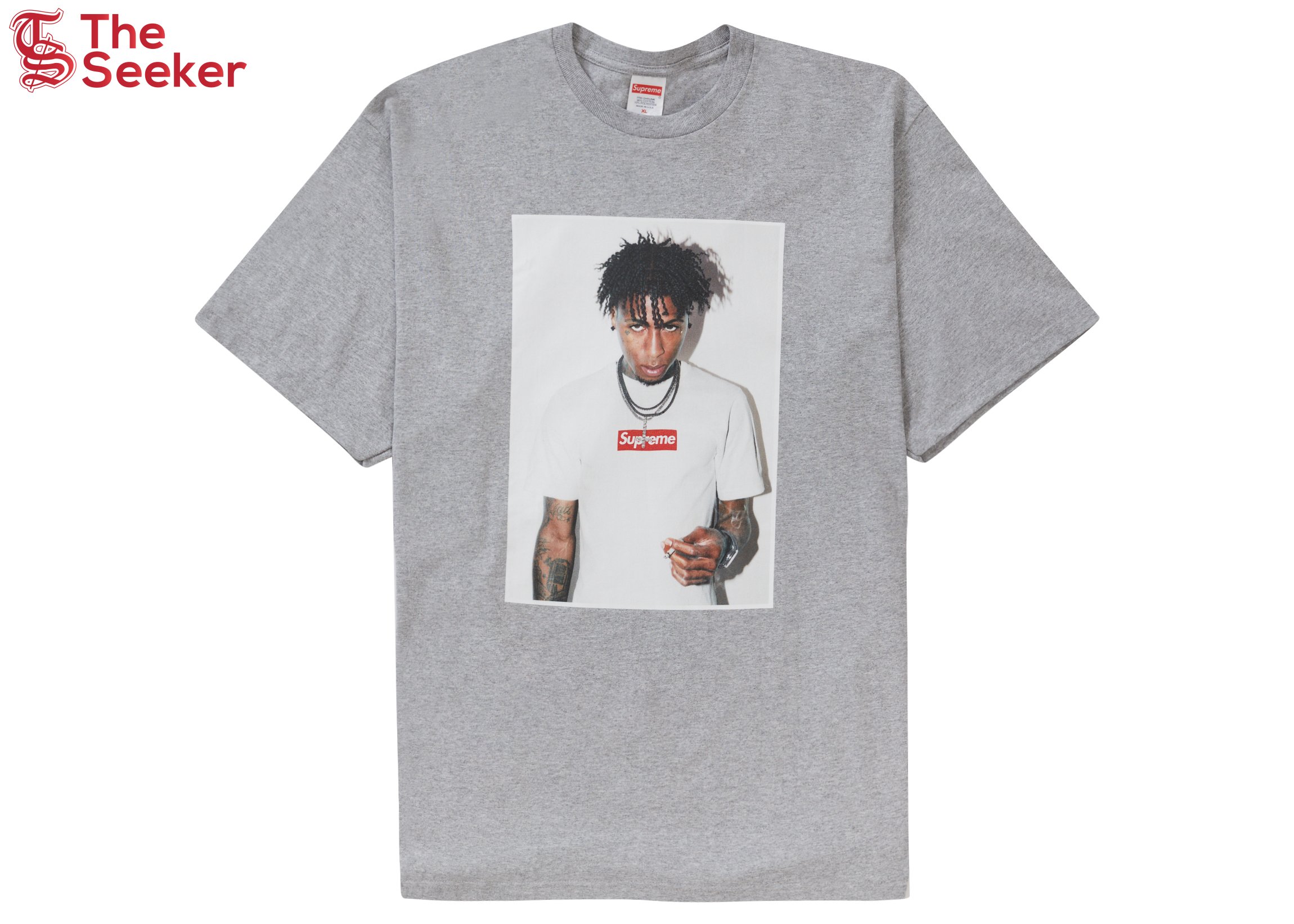 Supreme NBA Youngboy Tee Heather Grey