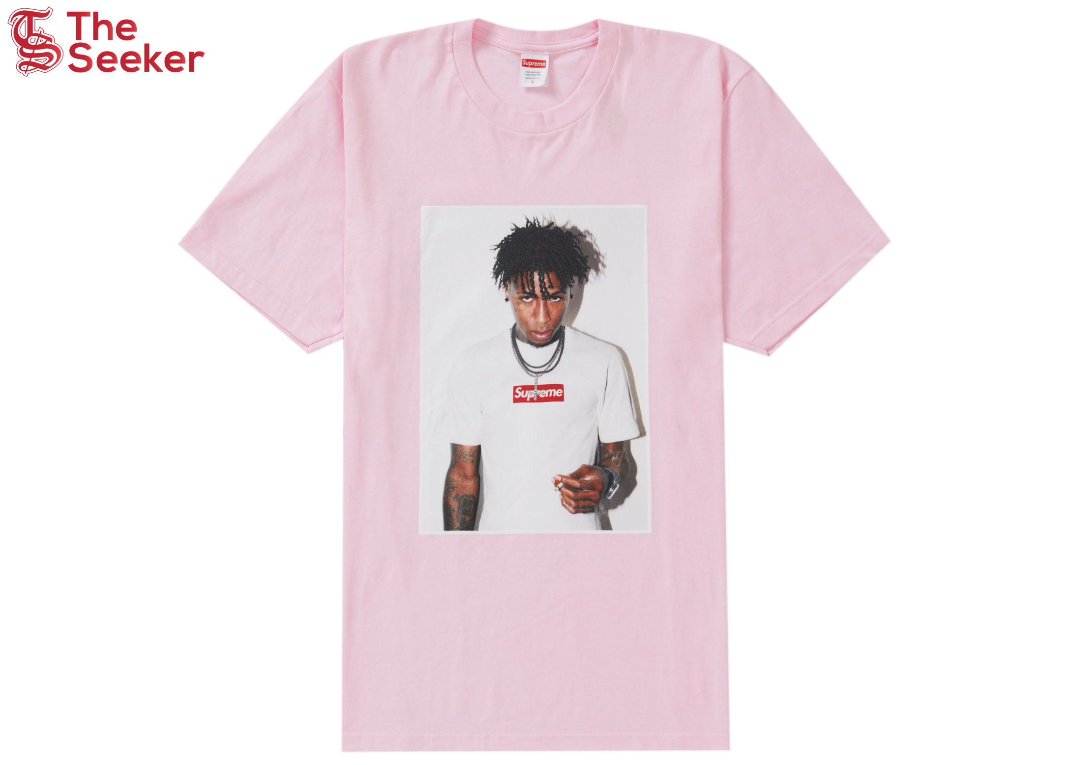 Supreme NBA Youngboy Tee Light Pink