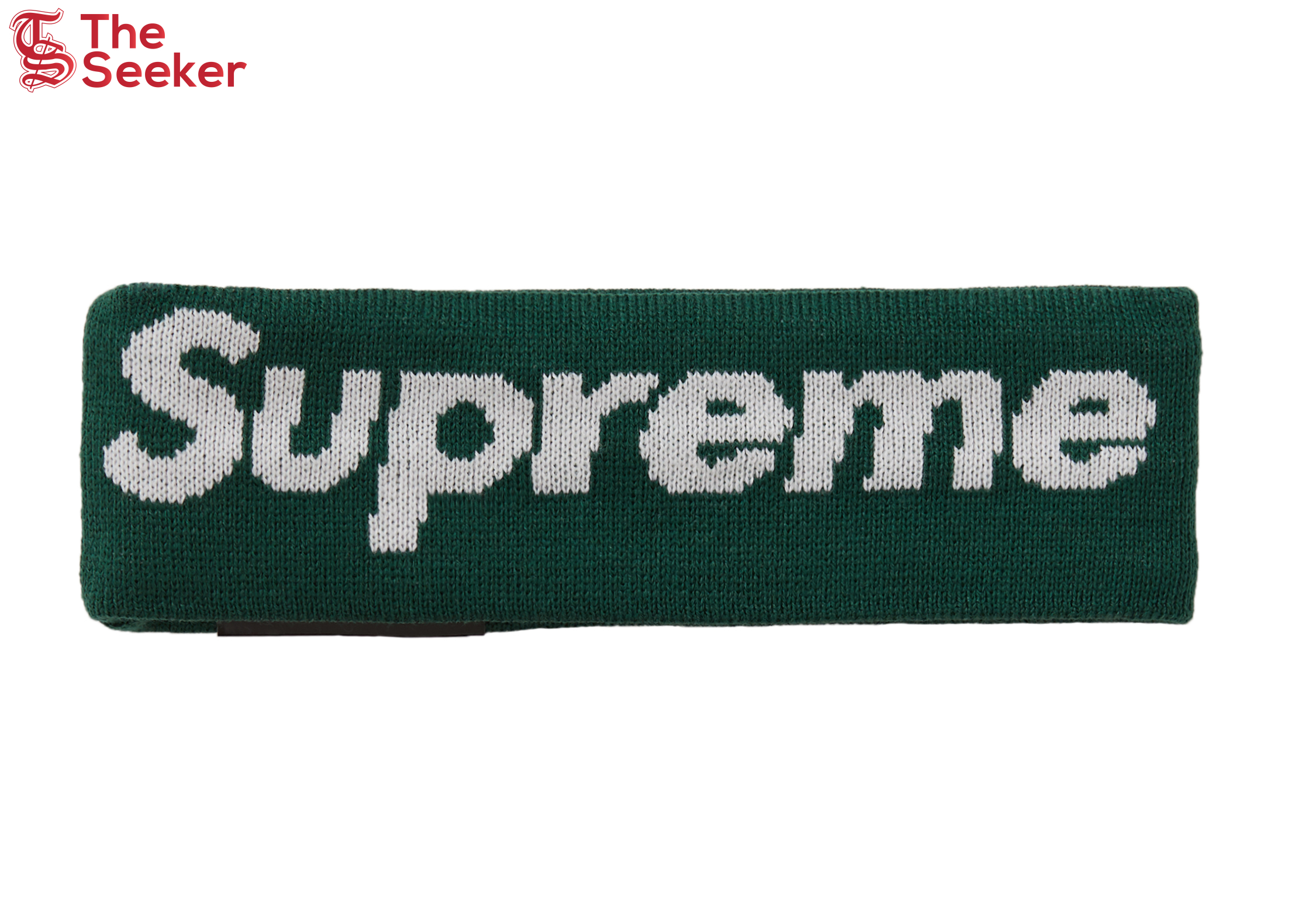 Supreme New Era Big Logo Headband (FW18) Dark Green