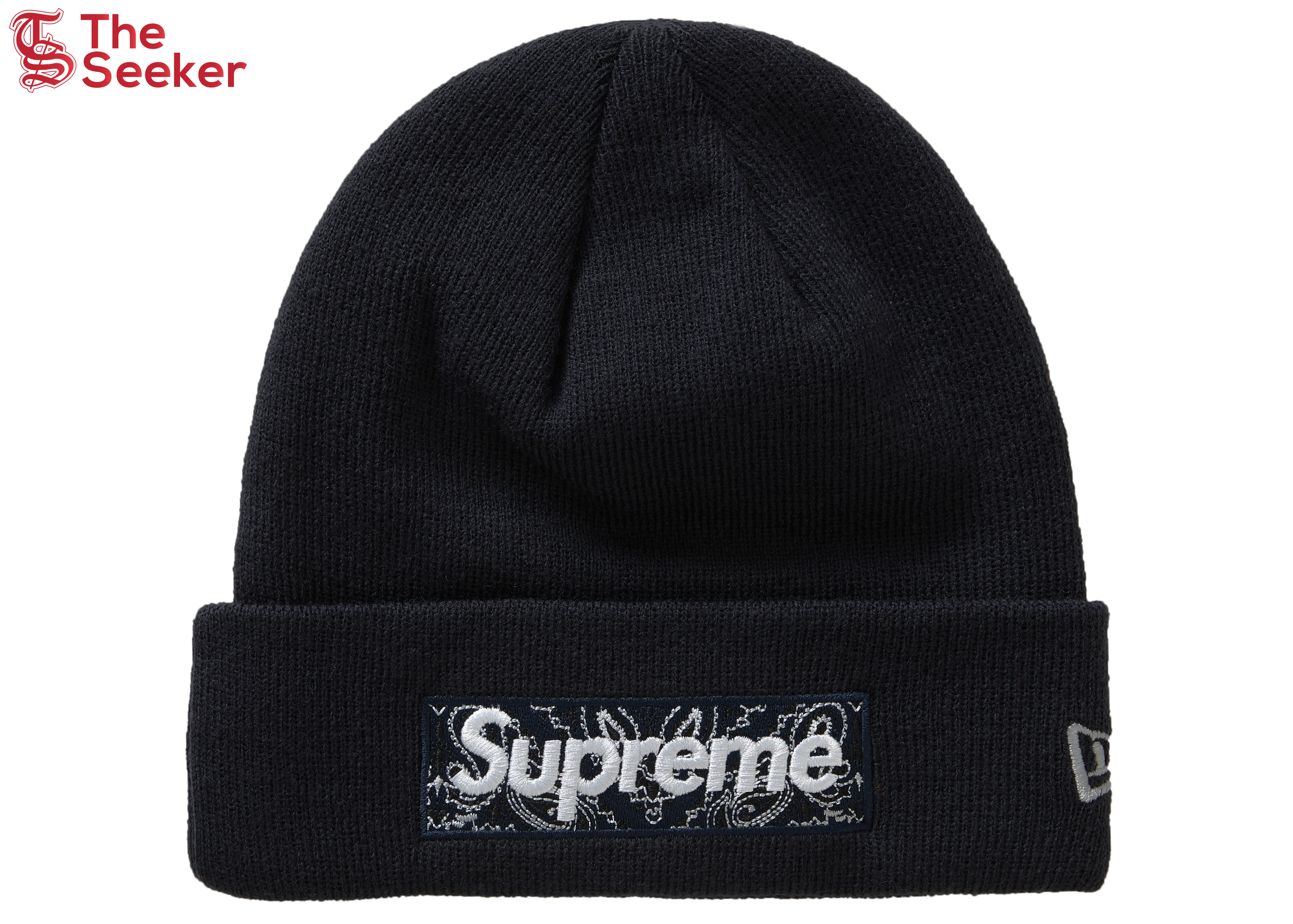 Supreme New Era Box Logo Beanie (FW19) Black