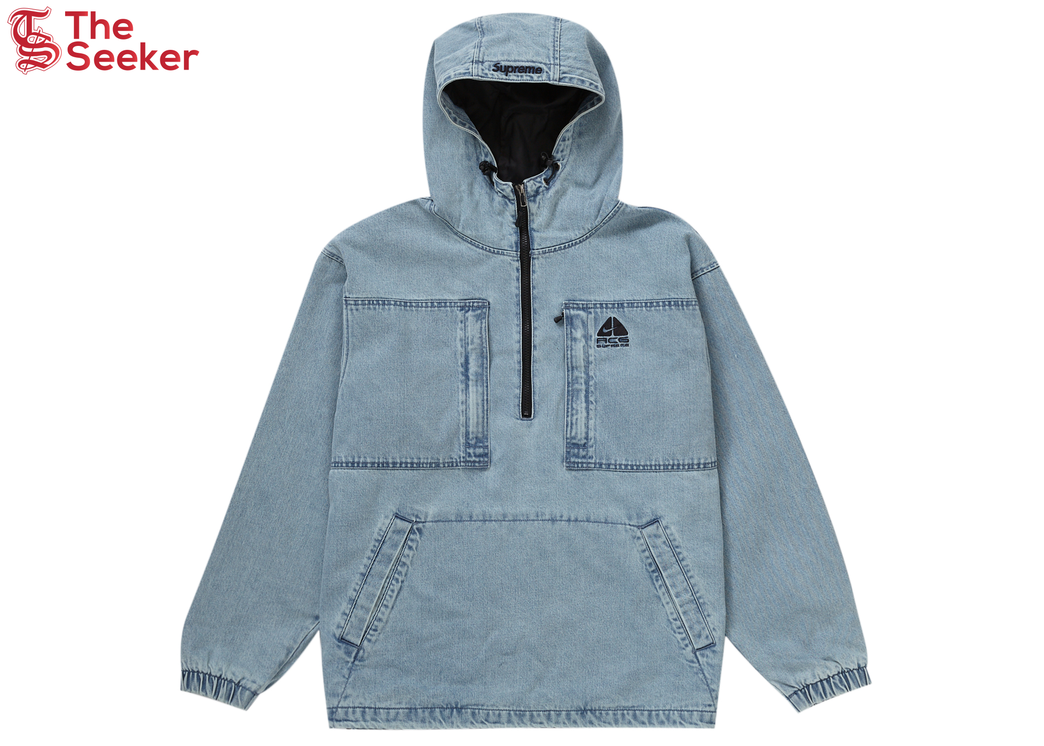 Supreme Nike ACG Denim Pullover Washed Blue