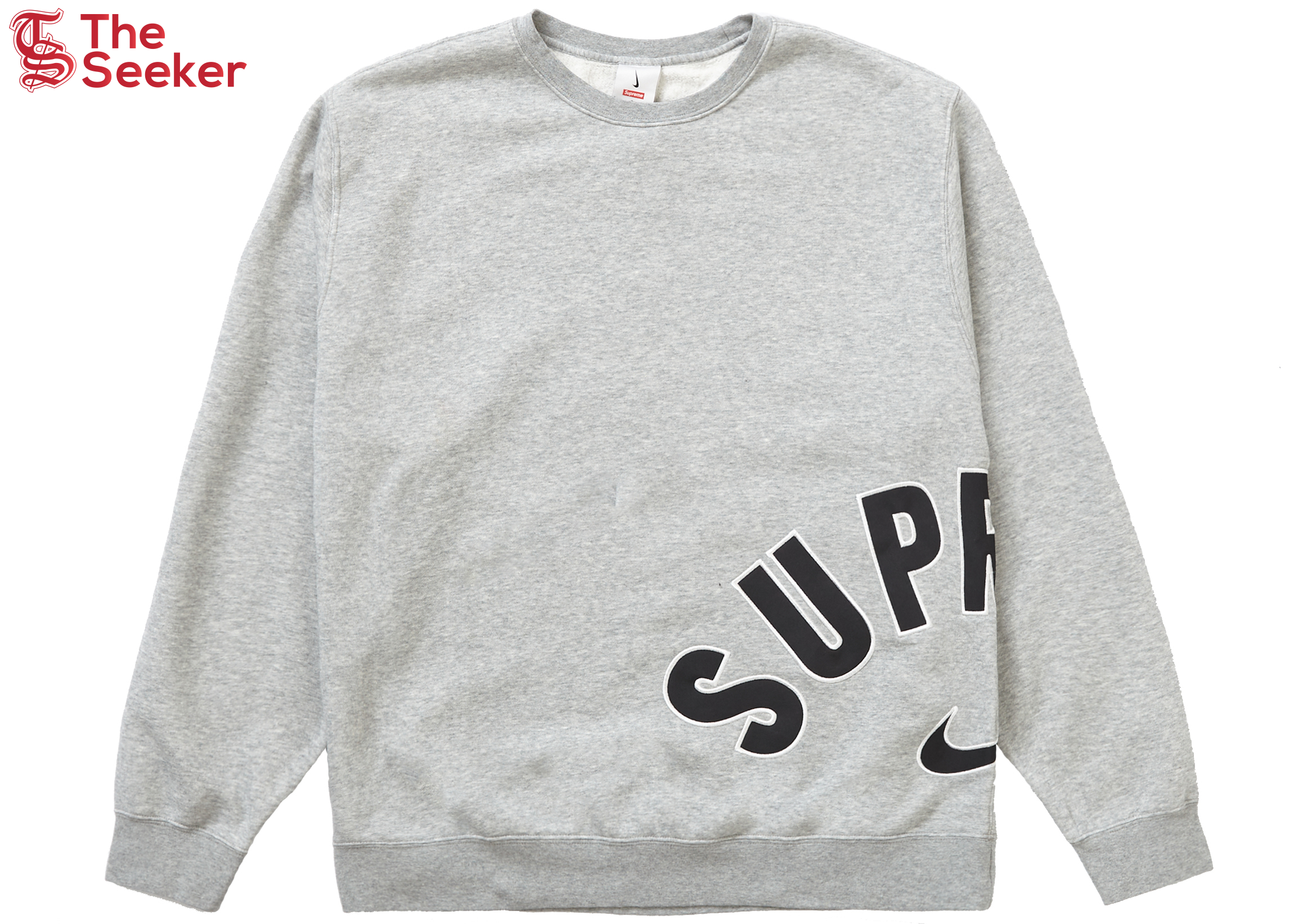 Supreme Nike Arc Crewneck Heather Grey