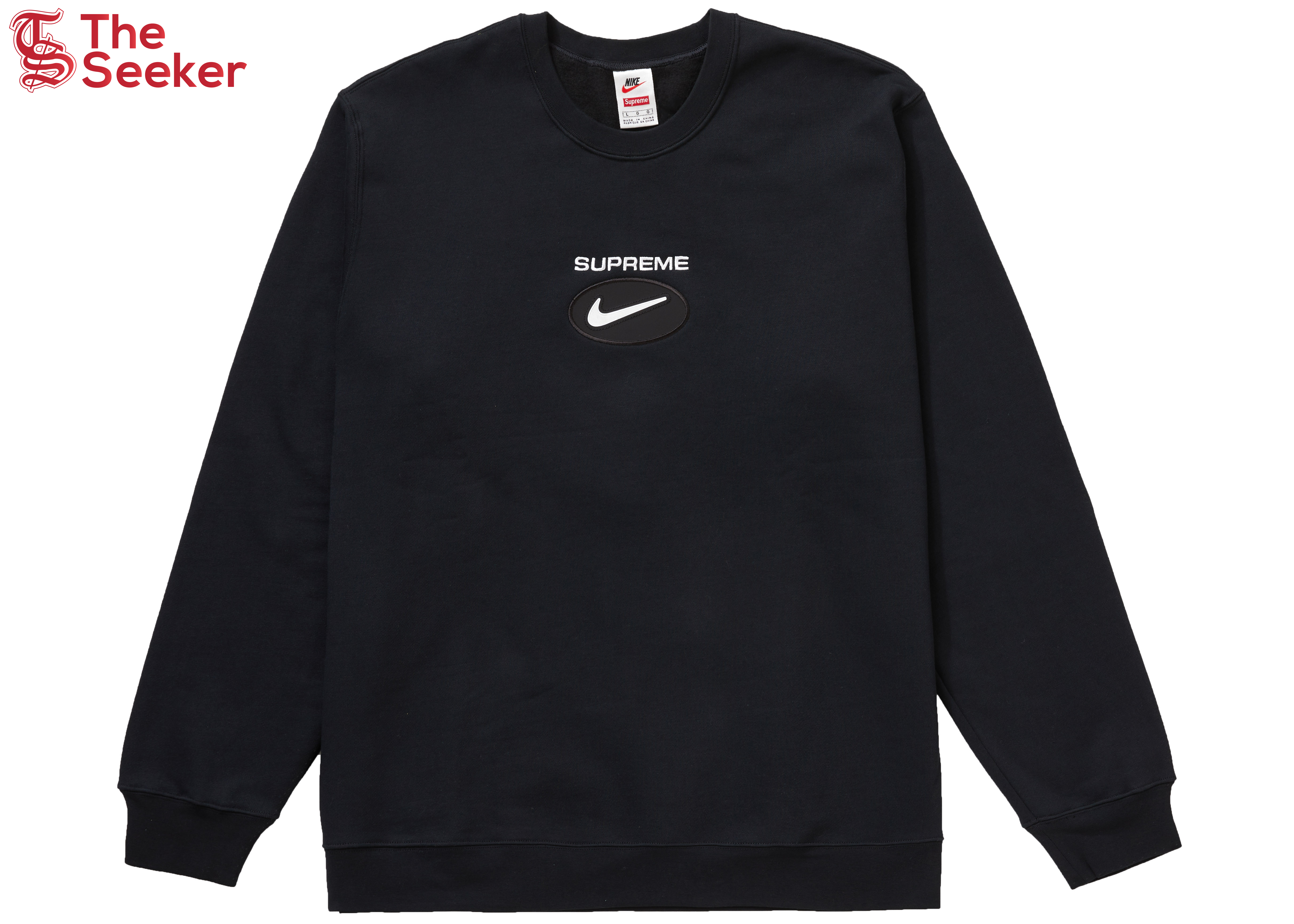 Supreme Nike Jewel Crewneck Black