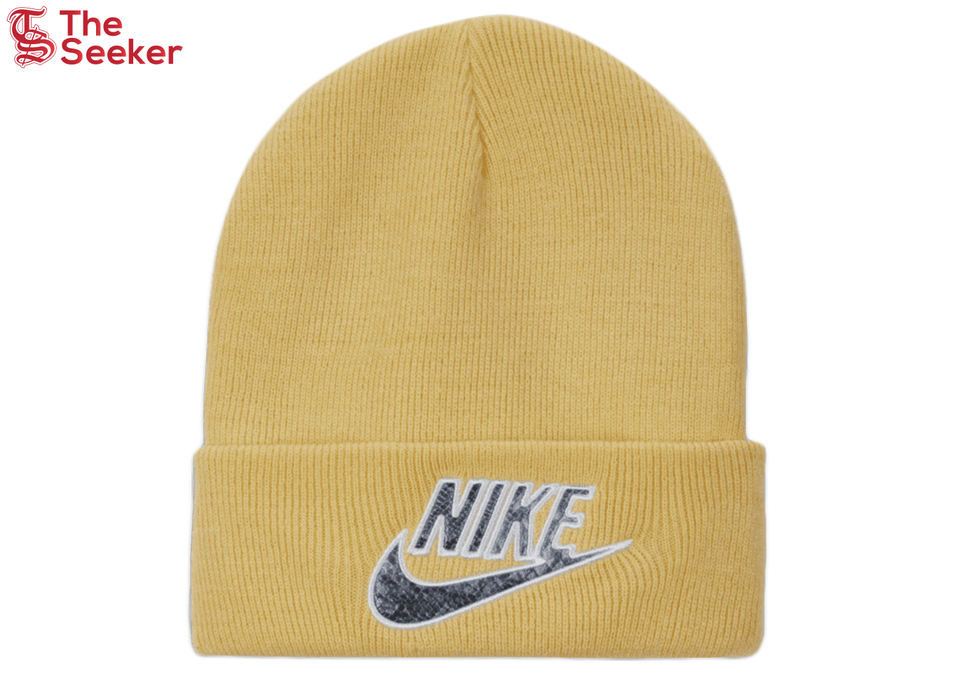 Supreme Nike Snakeskin Beanie Pale Yellow