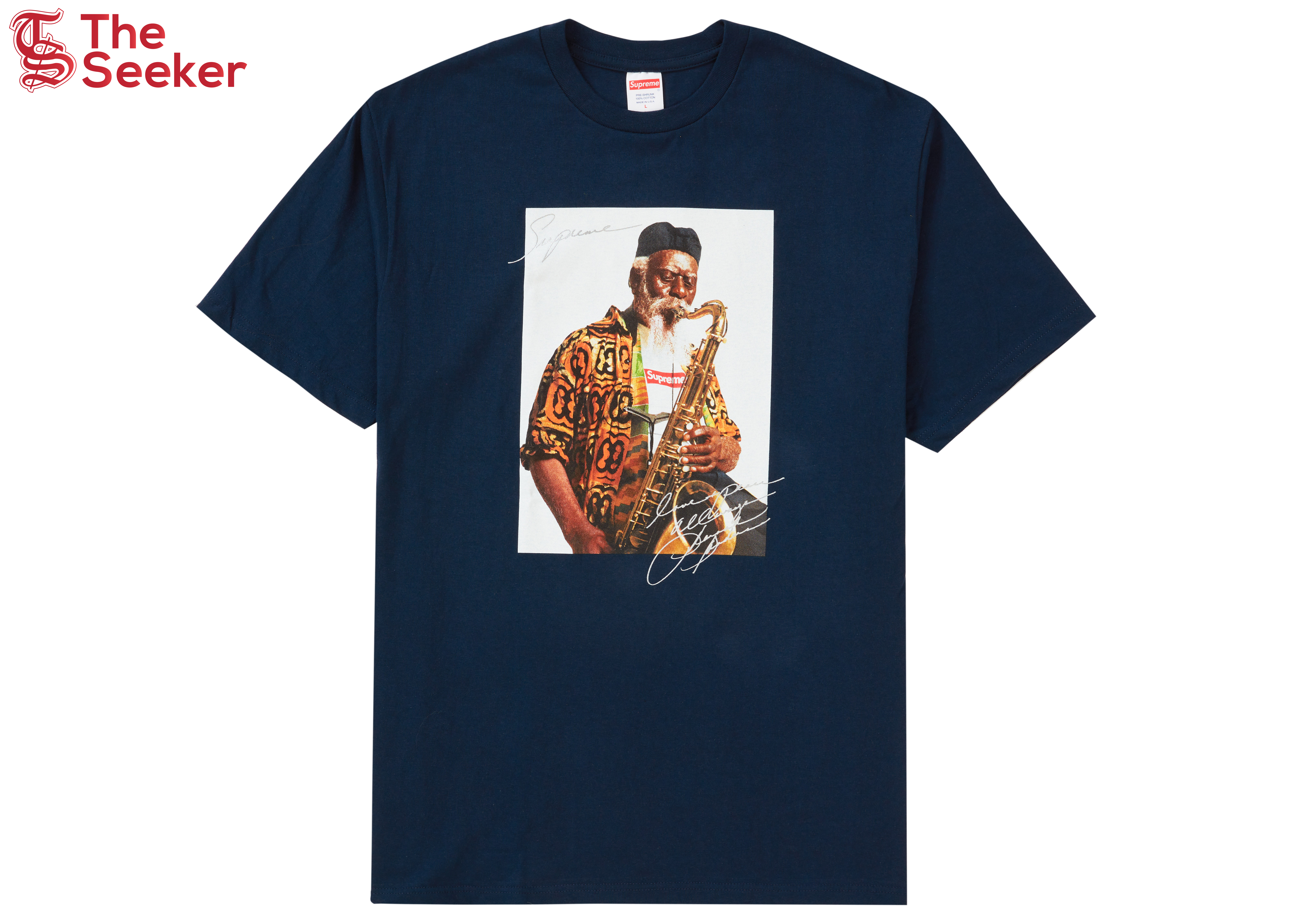 Supreme Pharoah Sanders Tee Navy