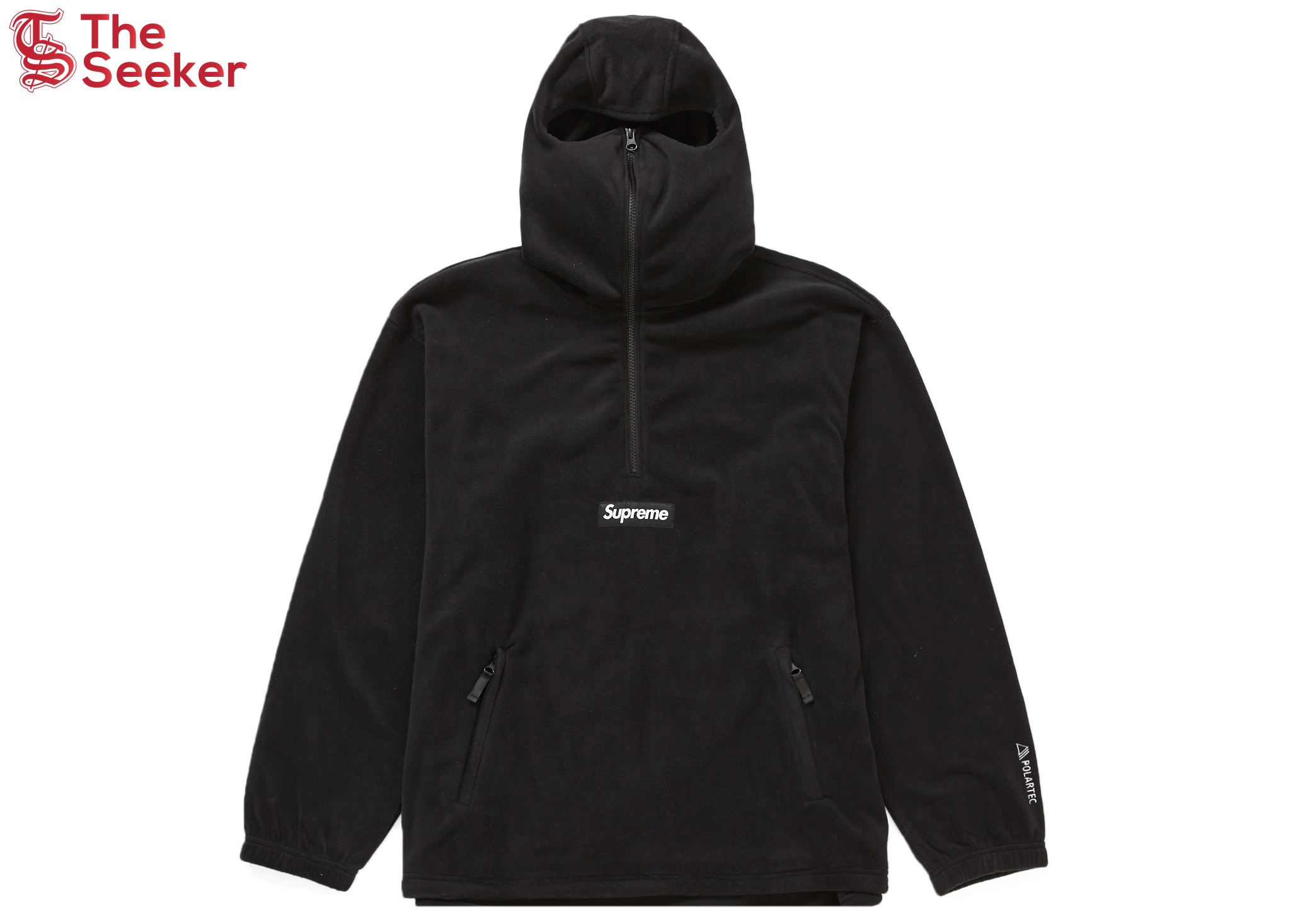 Supreme Polartec Facemask Half Zip Pullover Black