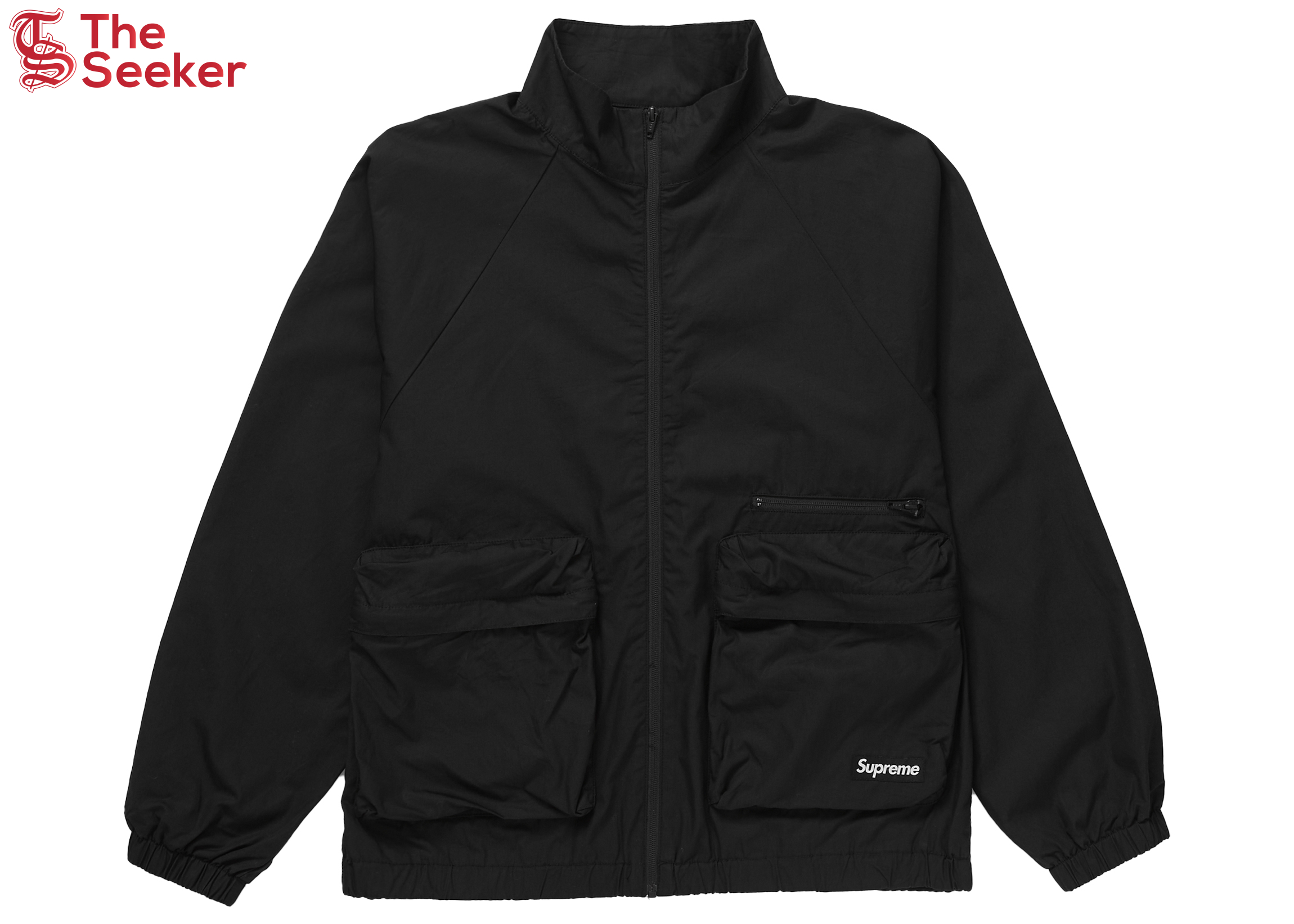 Supreme Raglan Utility Jacket Black