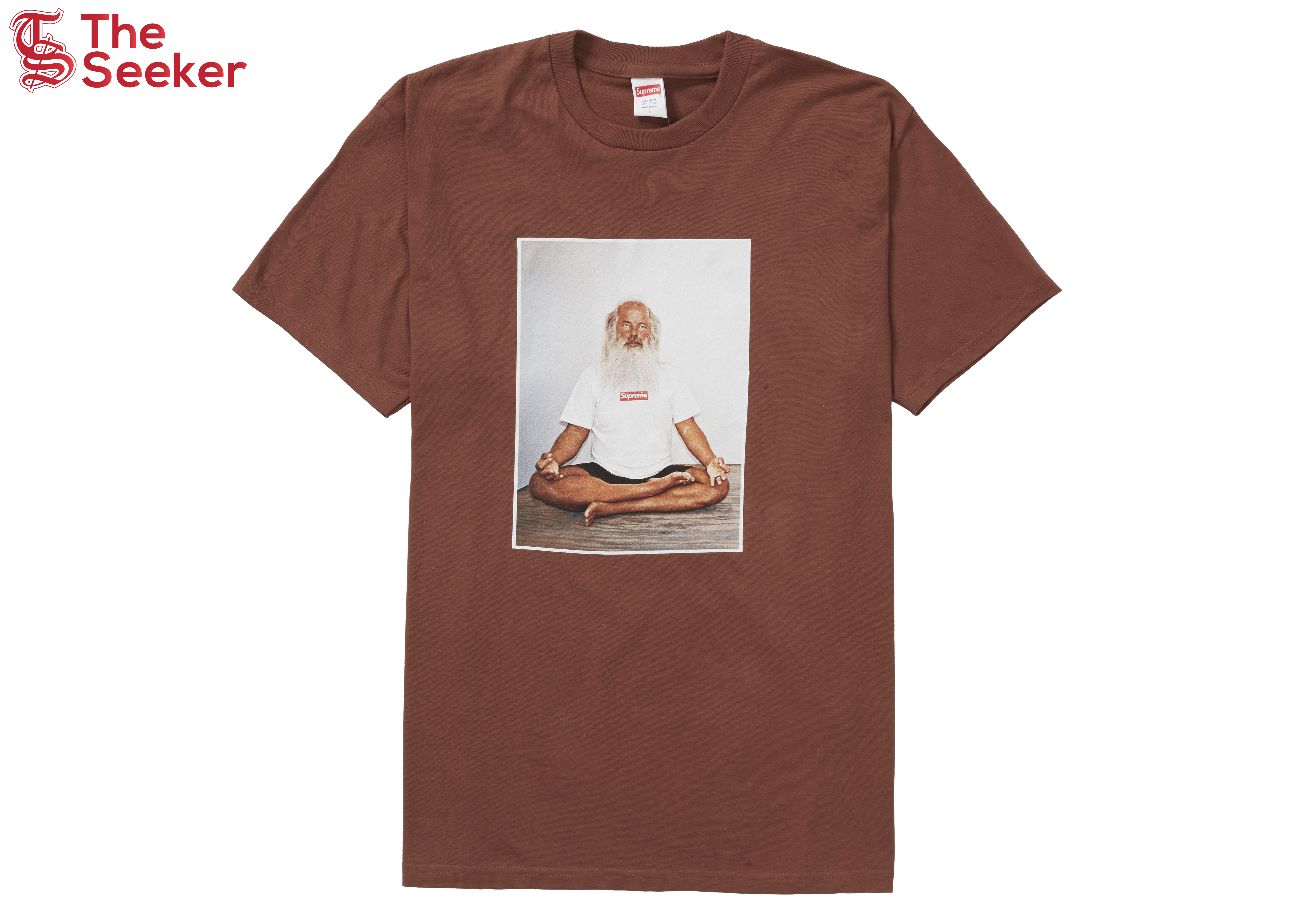 Supreme Rick Rubin Tee Brown