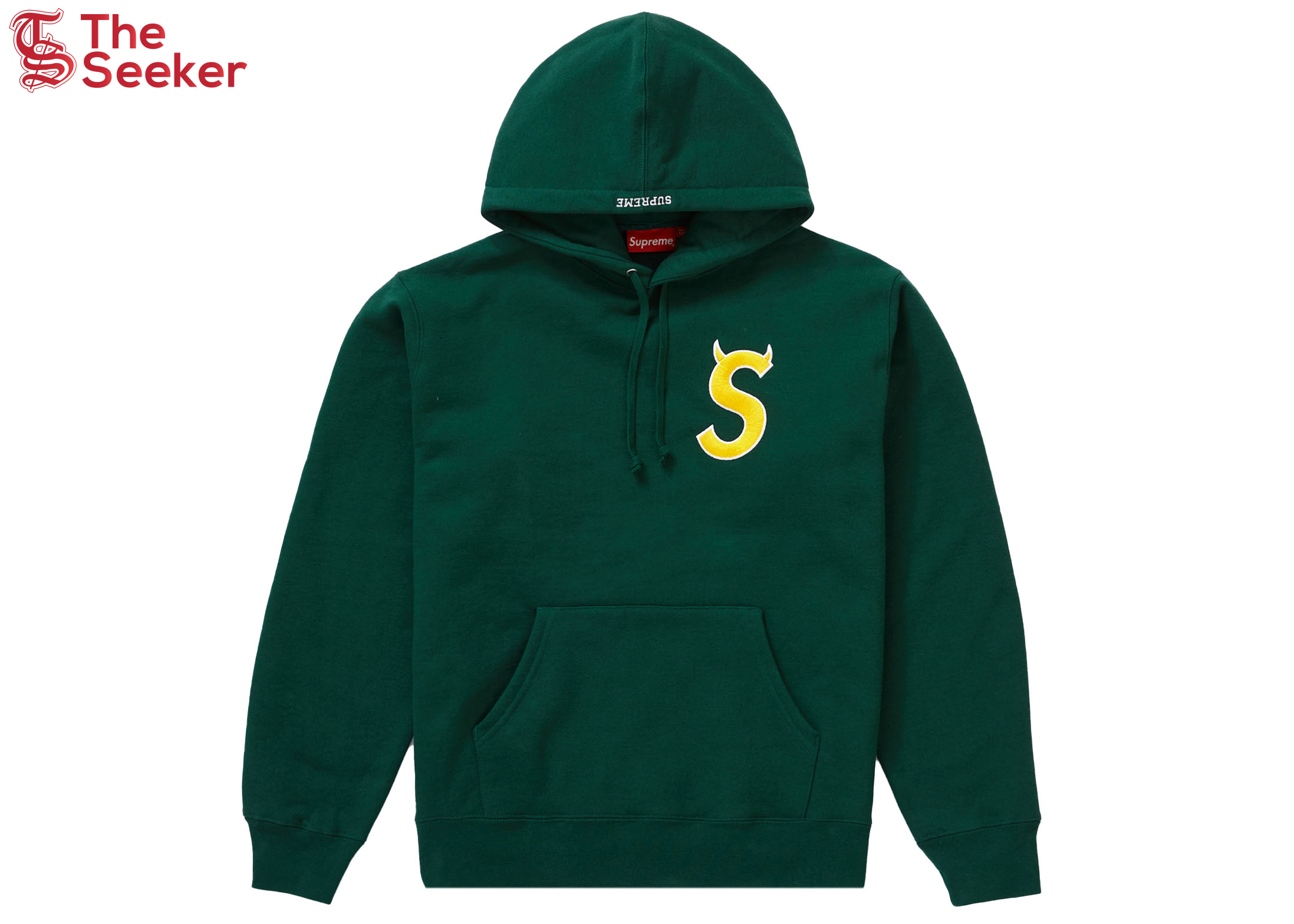 Supreme S Logo Hooded Sweatshirt (FW22) Dark Green