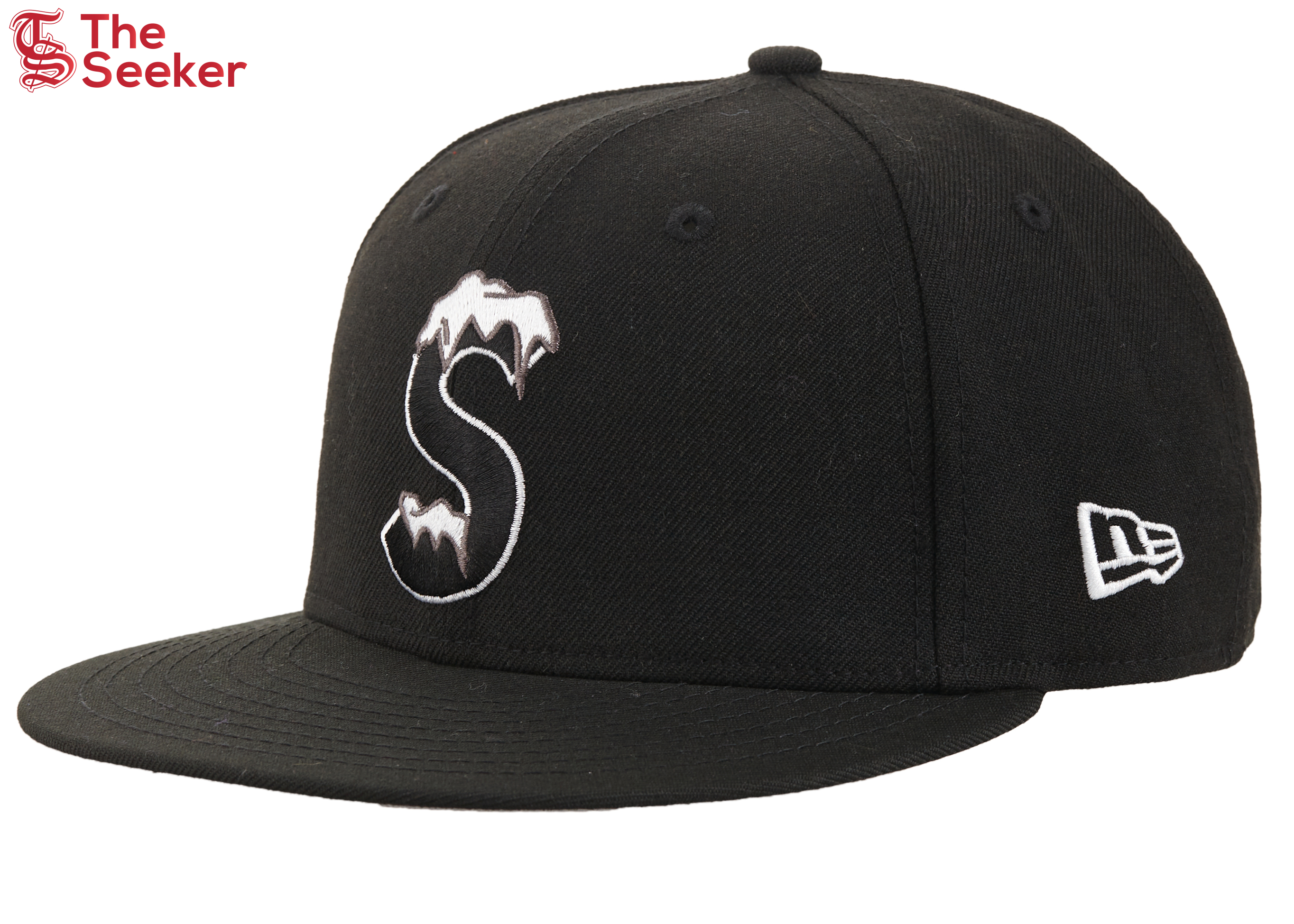 Supreme S Logo New Era Black