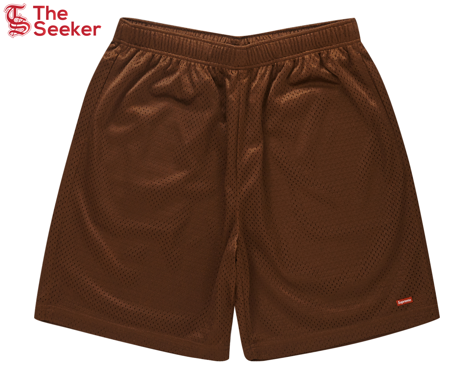 Supreme Small Box Baggy Mesh Short Brown