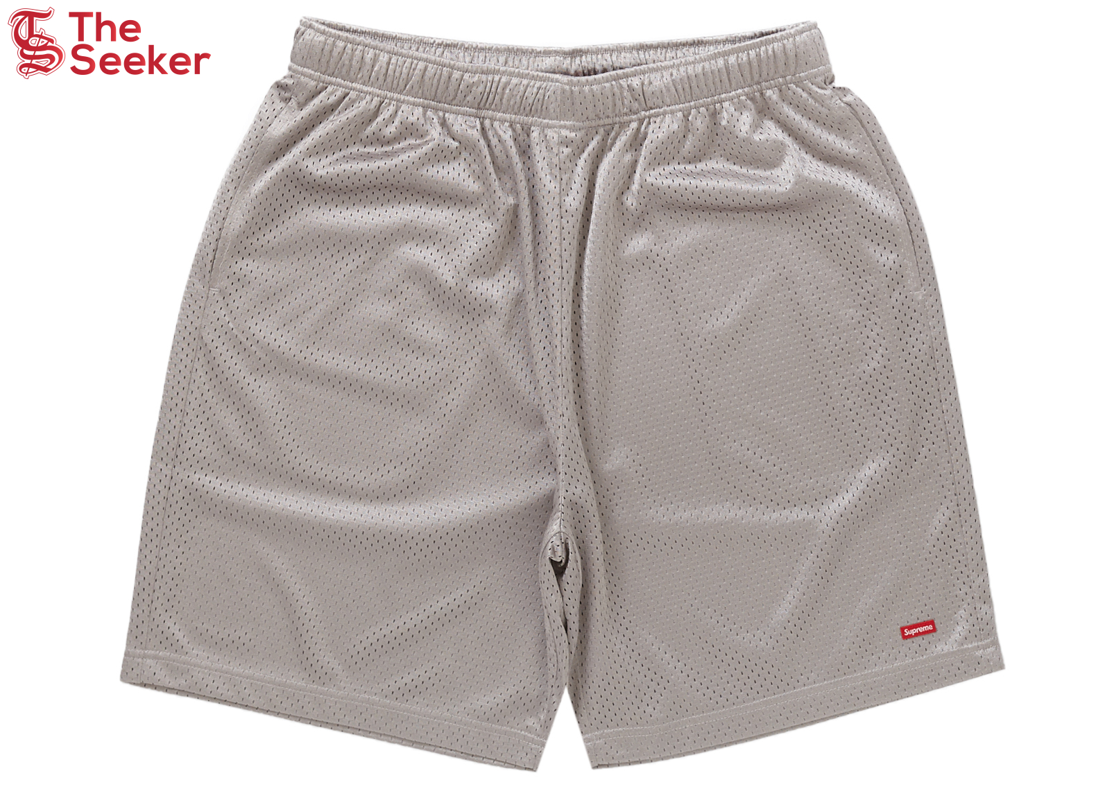 Supreme Small Box Baggy Mesh Short Grey