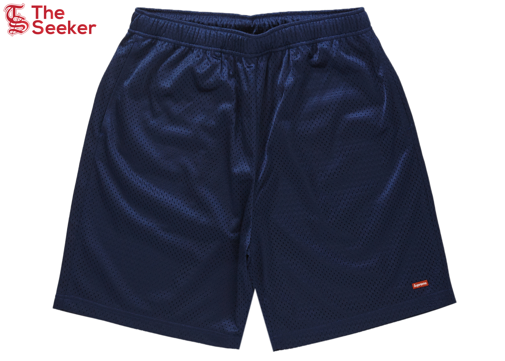 Supreme Small Box Baggy Mesh Short Navy