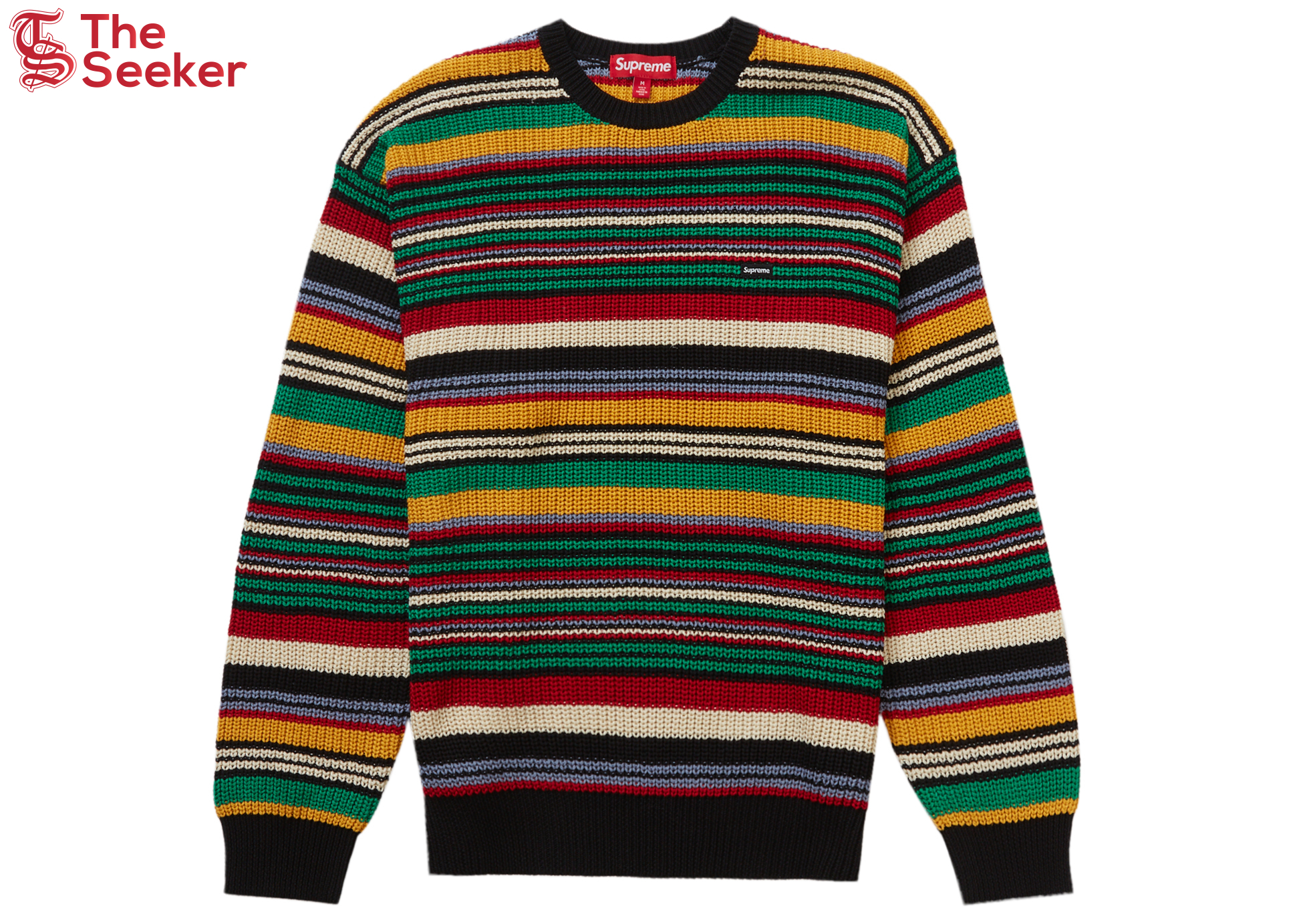 Supreme Small Box Ribbed Sweater Multicolor