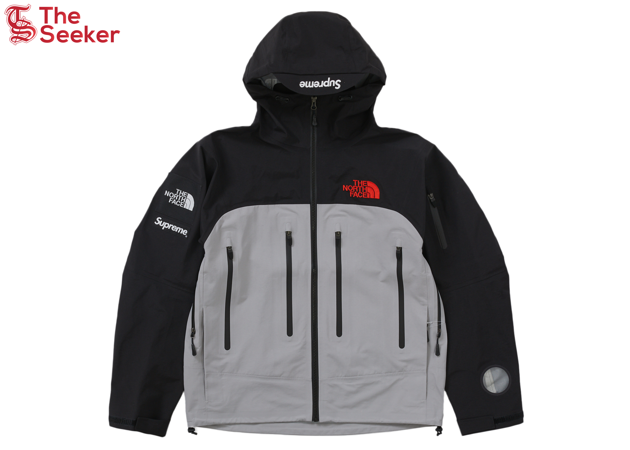 Supreme The North Face Taped Seam Shell Jacket Grey