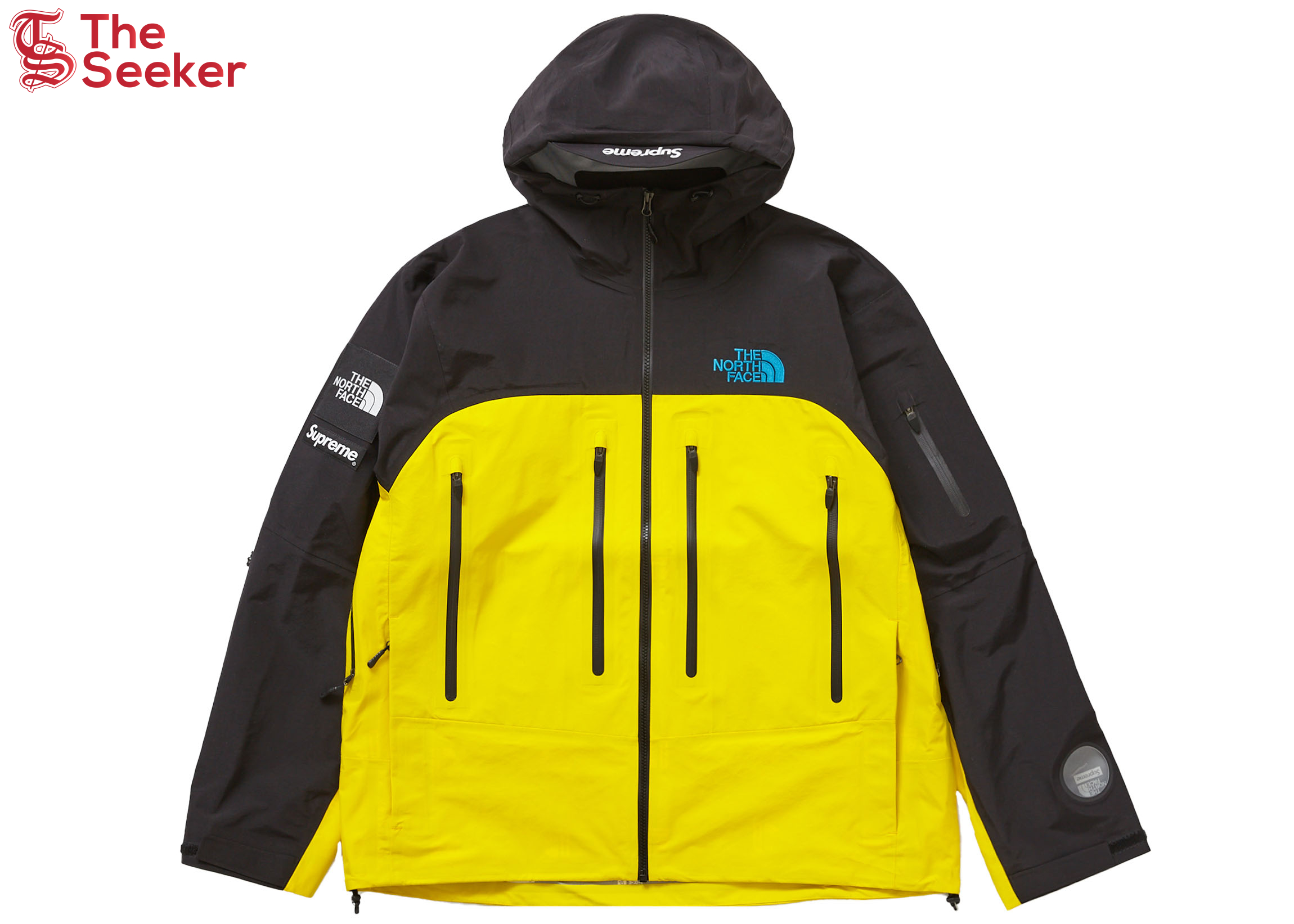 Supreme The North Face Taped Seam Shell Jacket Yellow
