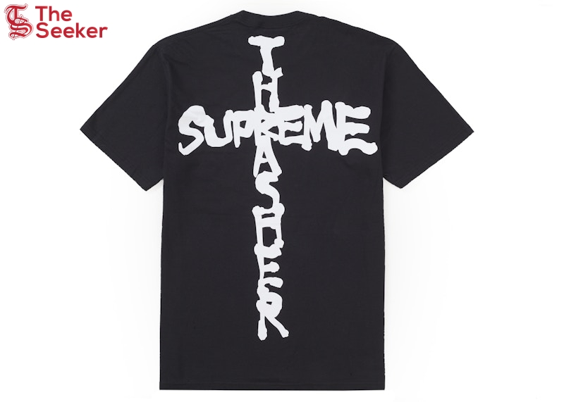 Supreme Thrasher Cross Tee Black