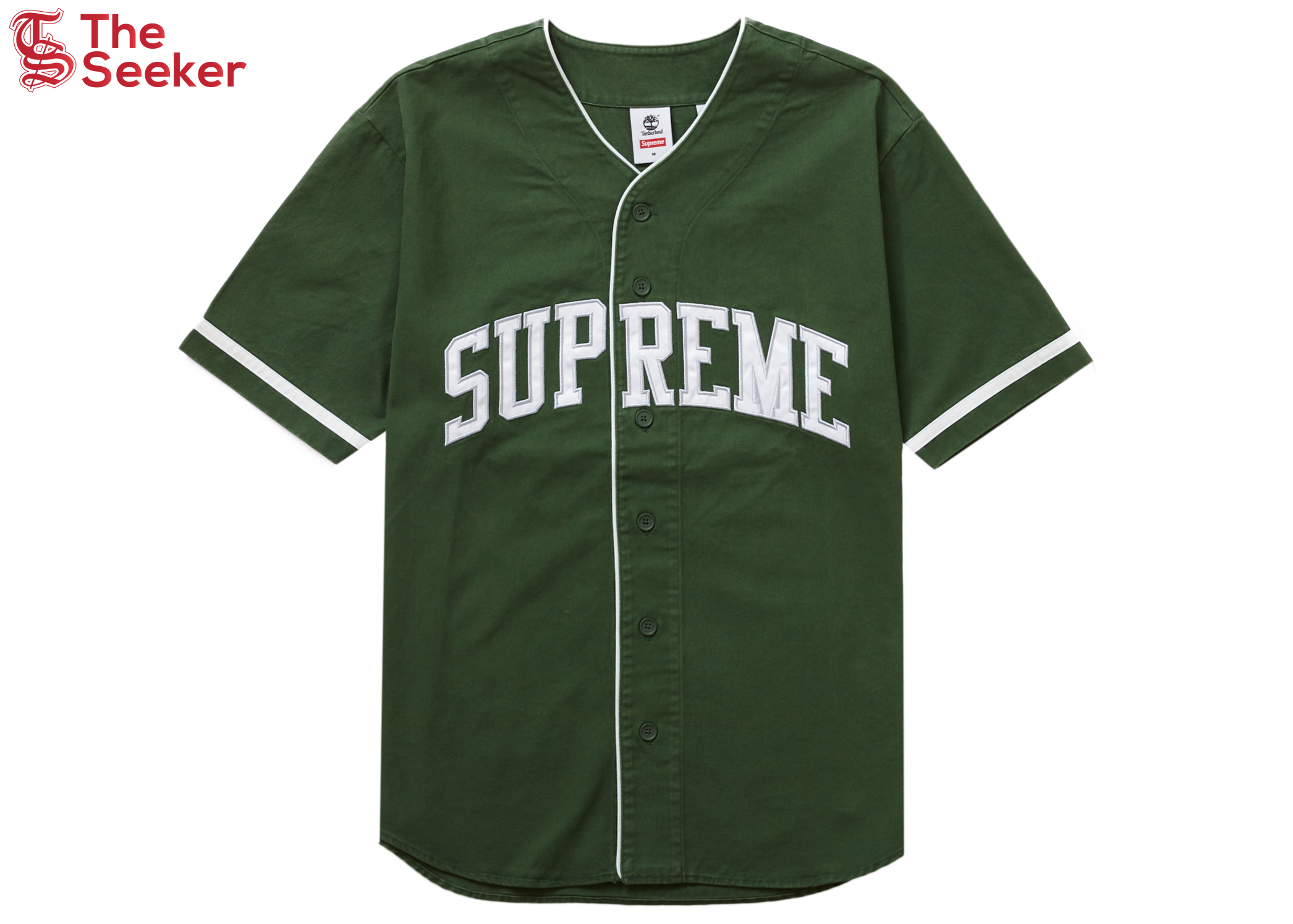 Supreme Timberland Baseball Jersey Green