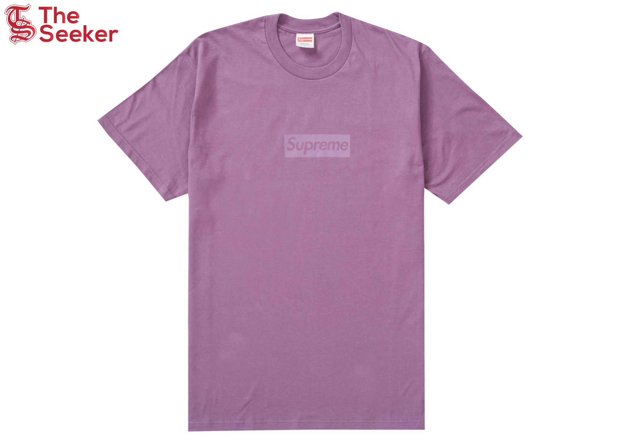 Supreme Tonal Box Logo Tee Dusty Purple