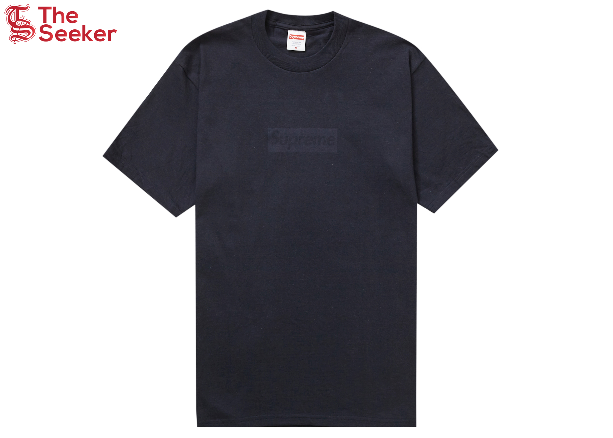 Supreme Tonal Box Logo Tee Navy