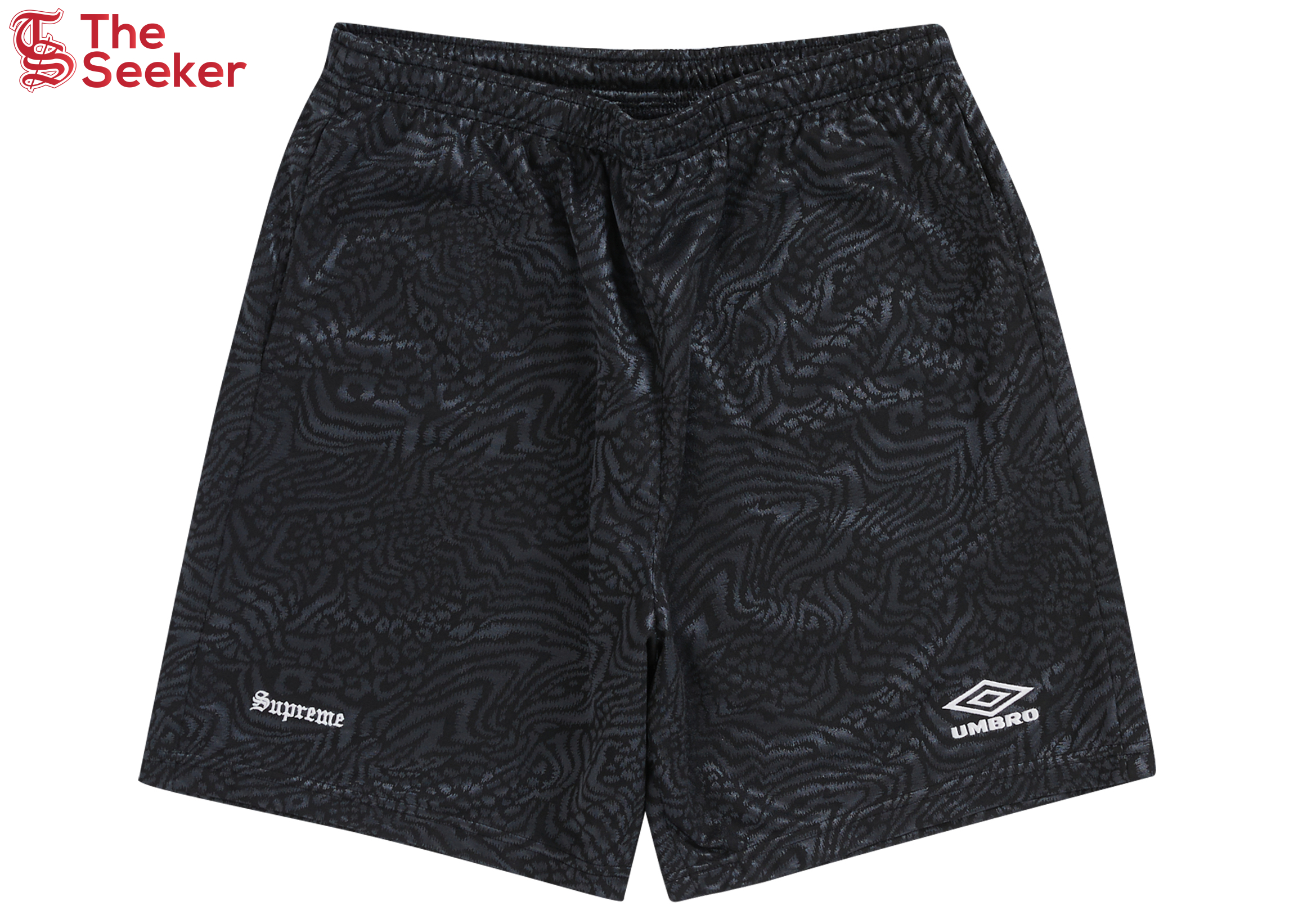 Supreme Umbro Jacquard Animal Print Soccer Short Black