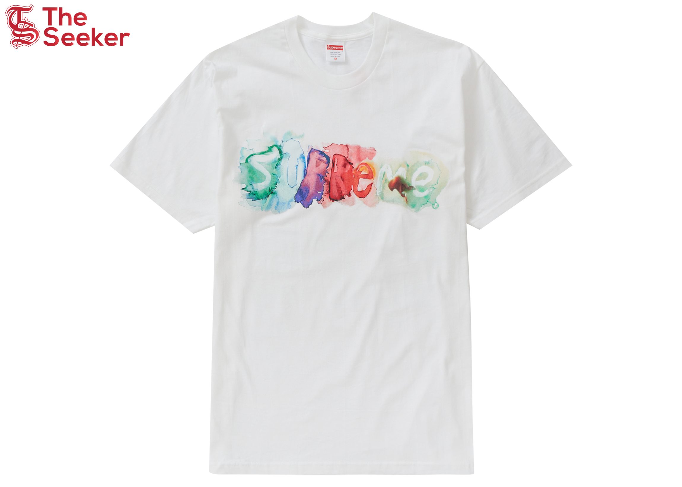 Supreme Watercolor Tee White