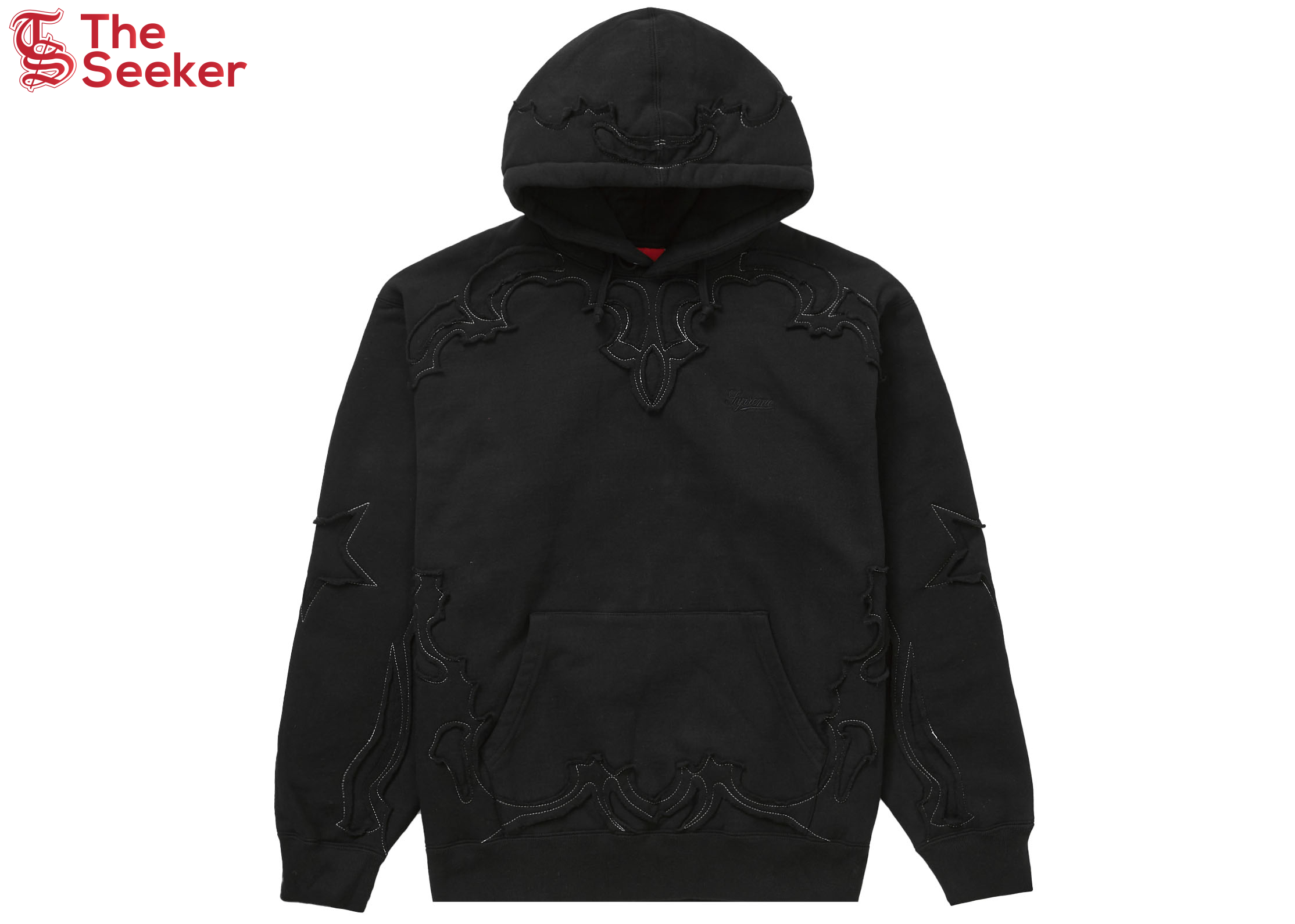 Supreme Western Cut Out Hooded Sweatshirt Black