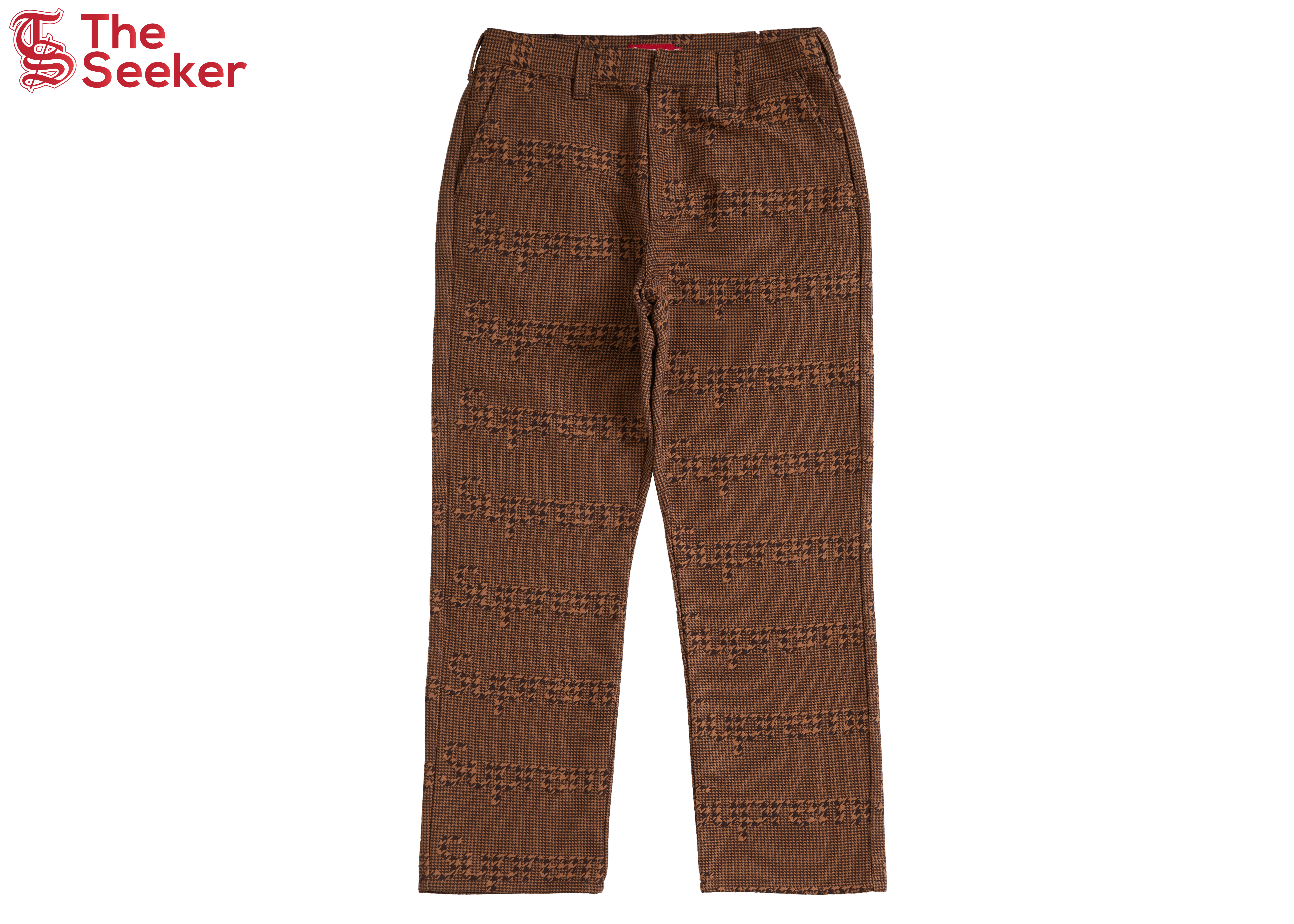 Supreme Work Pant (FW20) Brown Houndstooth