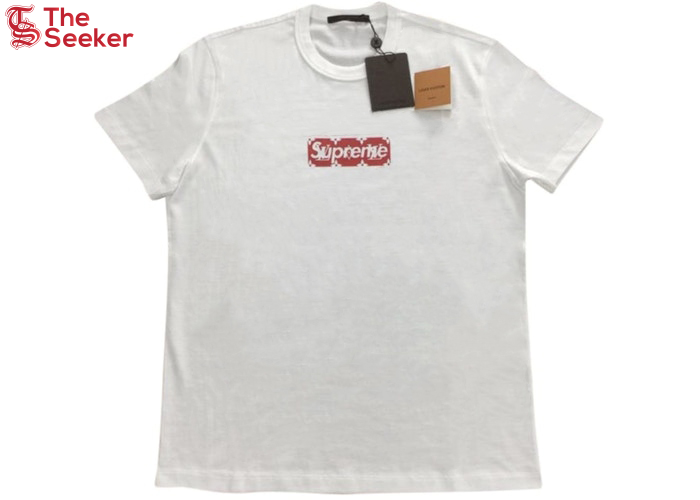 Supreme x Louis Vuitton Box Logo Tee White