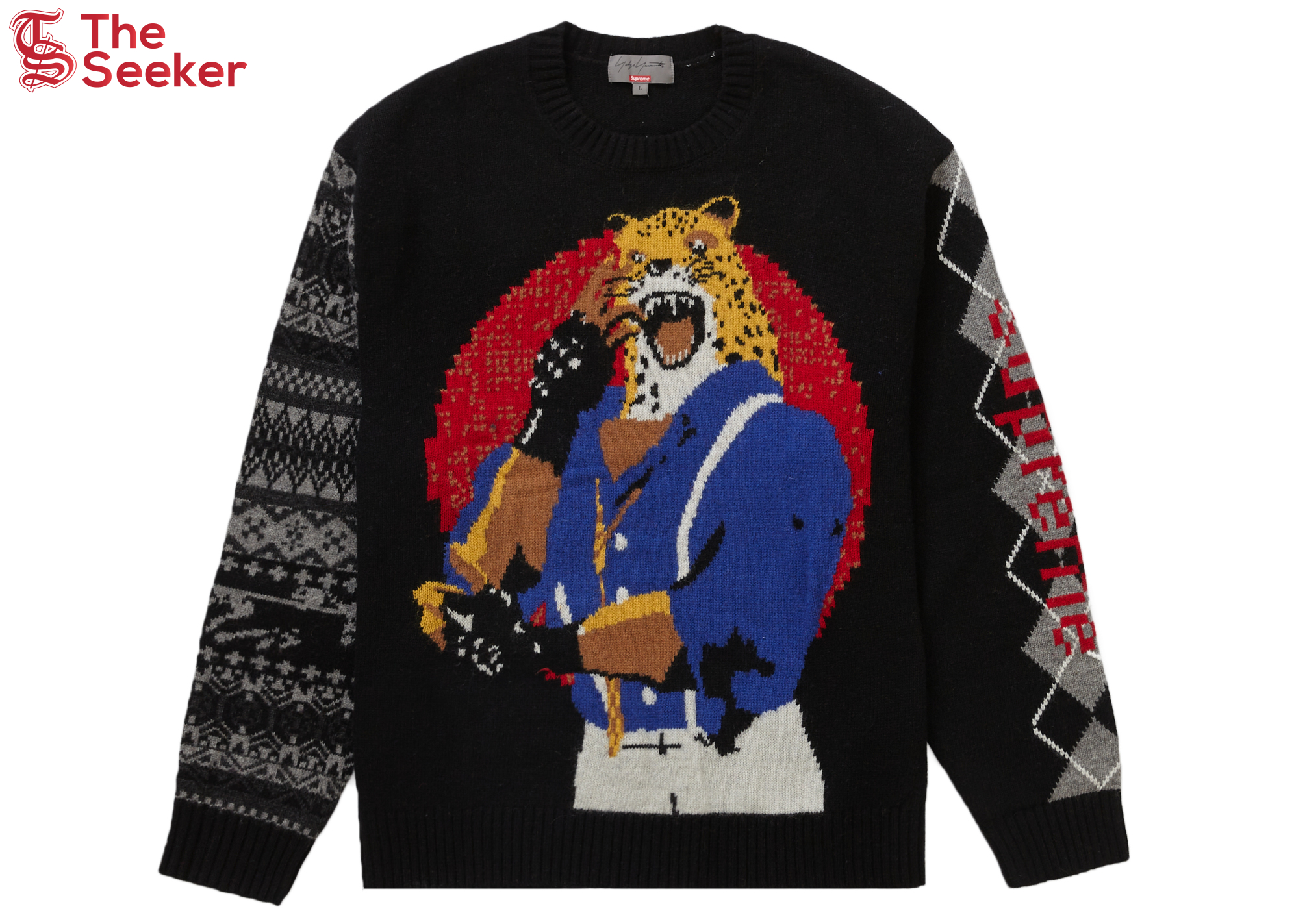 Supreme Yohji Yamamoto TEKKEN Sweater Black