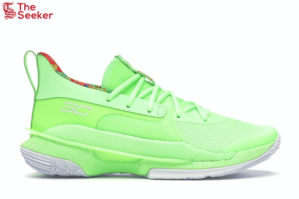 Under Armour Curry 7 Sour Patch Kids Lime